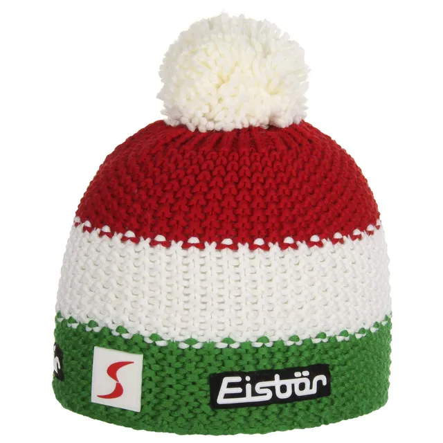 eisb-r-star-pompon-sp-unisex-m-tze-mit-innenfleece-und-austria-skiteam-logo image 1