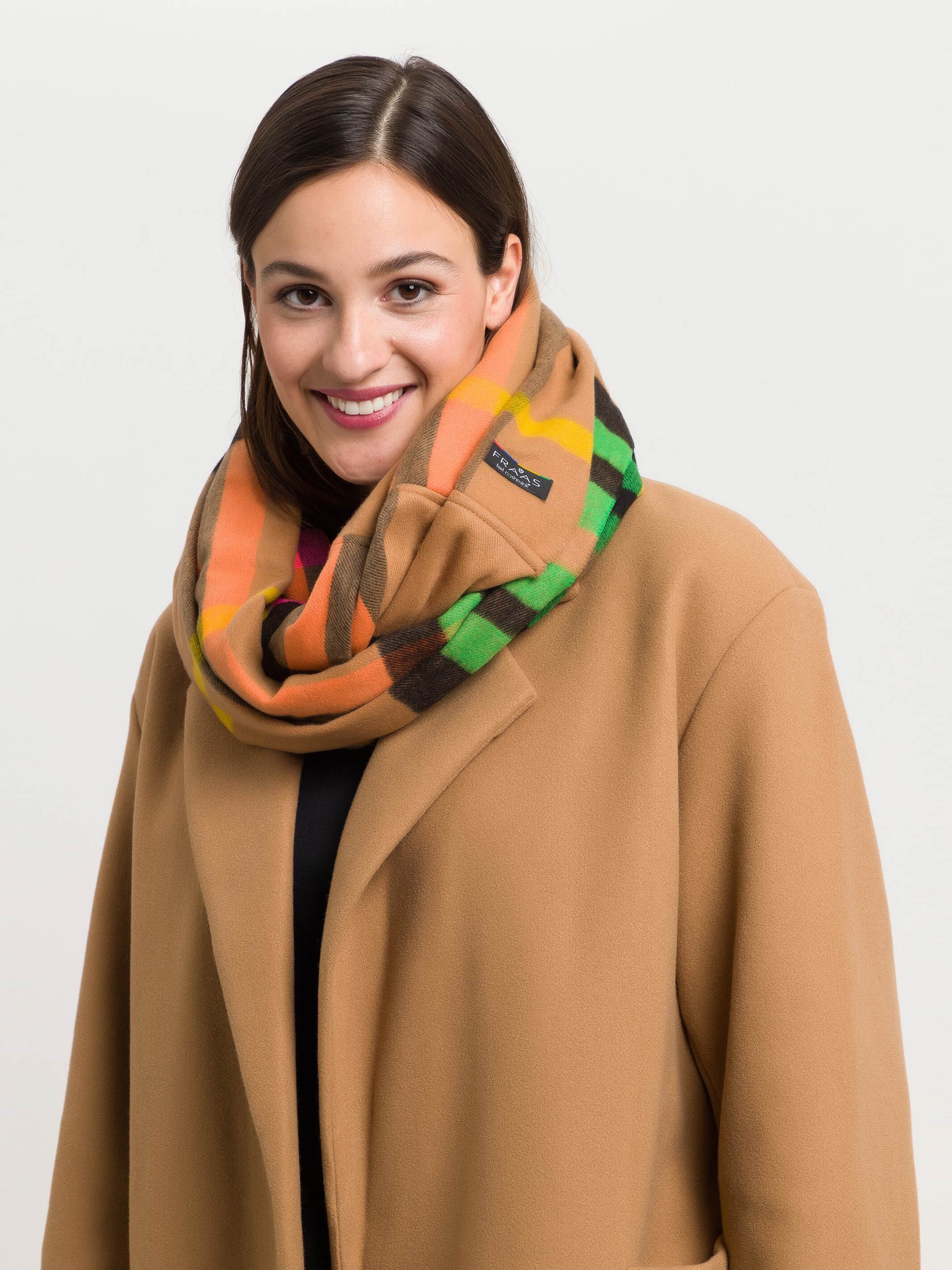 fraas-schmaler-cashmink-loop-mit-fraas-plaid-karo-loop-56-cm-breite image 8