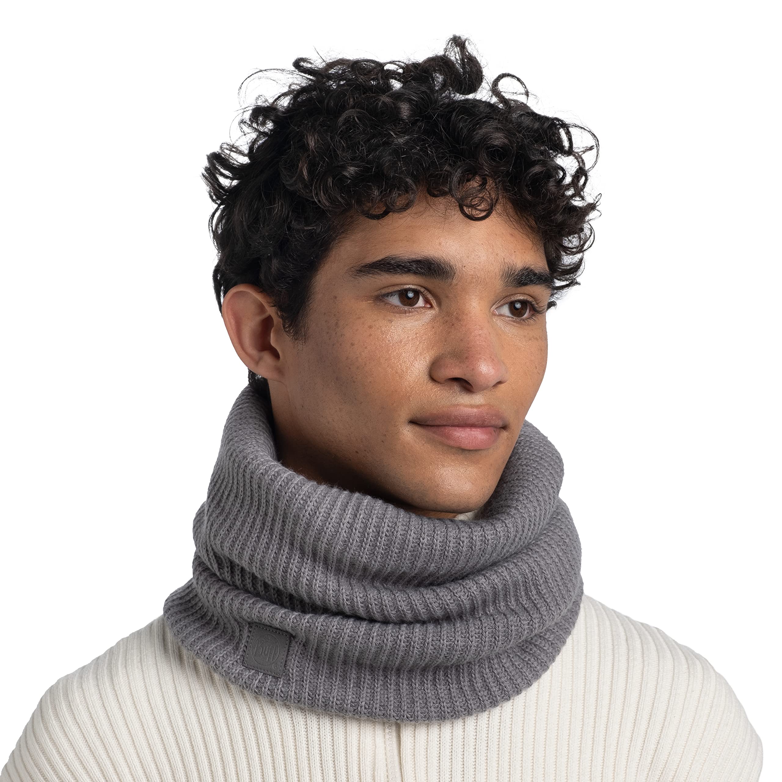 buff-knitted-polar-tricot-polar-schlauchschal-neo-black-winter-loop-mit-fleece image 4