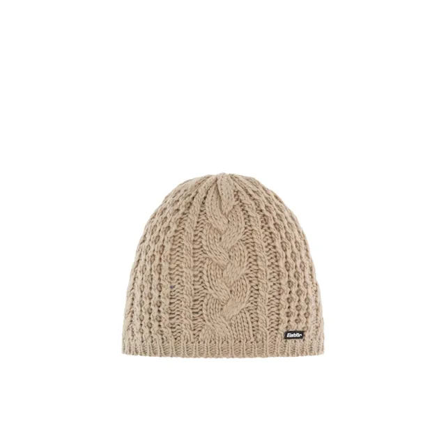 eisb-r-afra-damen-merino-wollm-tze-mit-fleece-zopfstrick-haube image 1