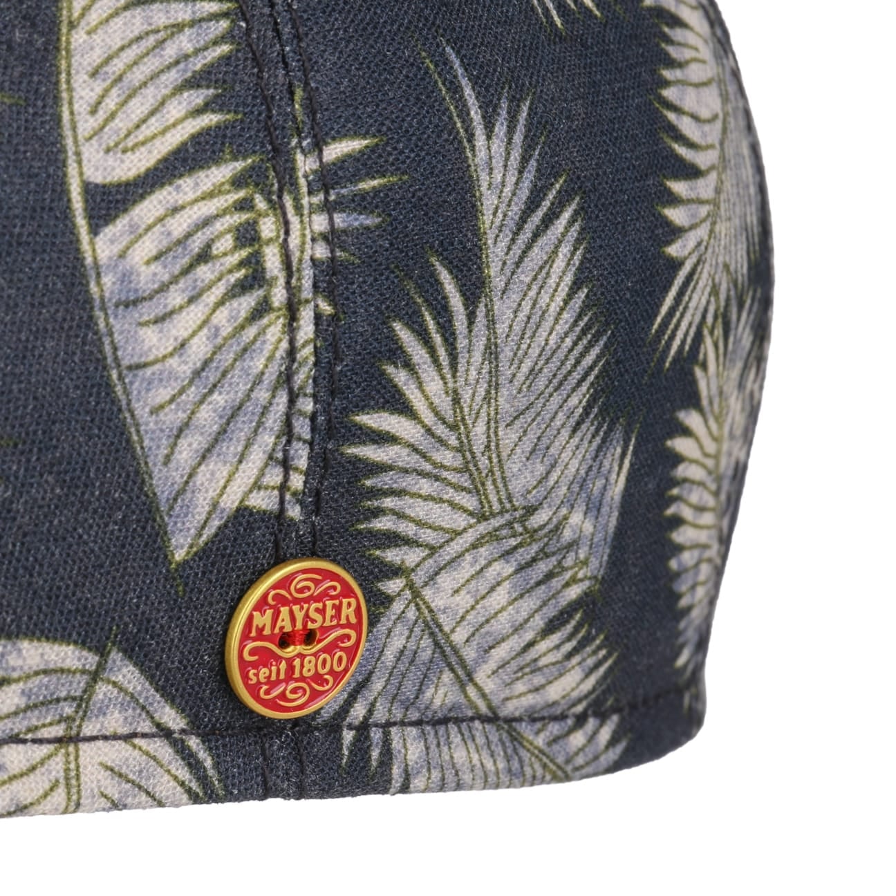 mayser-sidney-leaf-flatcap-sommer-flatcap-mit-blumenmuster-aus-leinen image 4