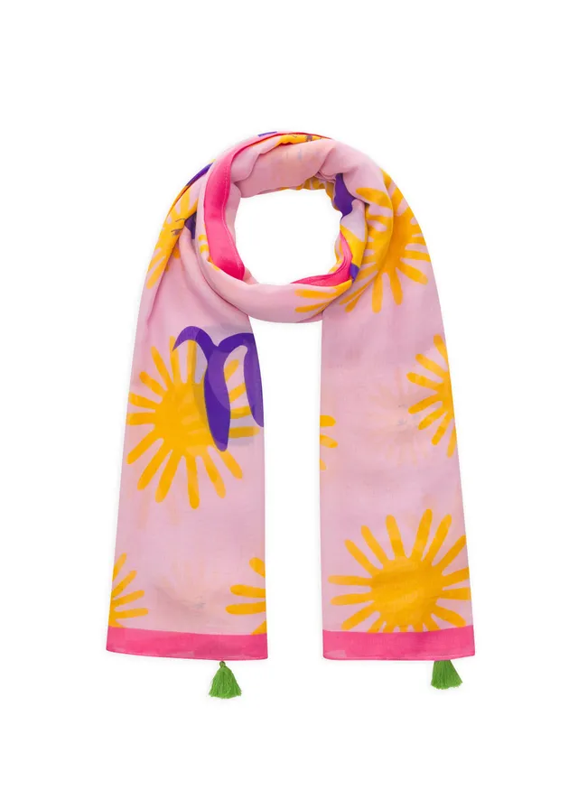 codello-feiner-schal-aus-modalmix-mit-sonnen-motiven-o-sole-mio image 1