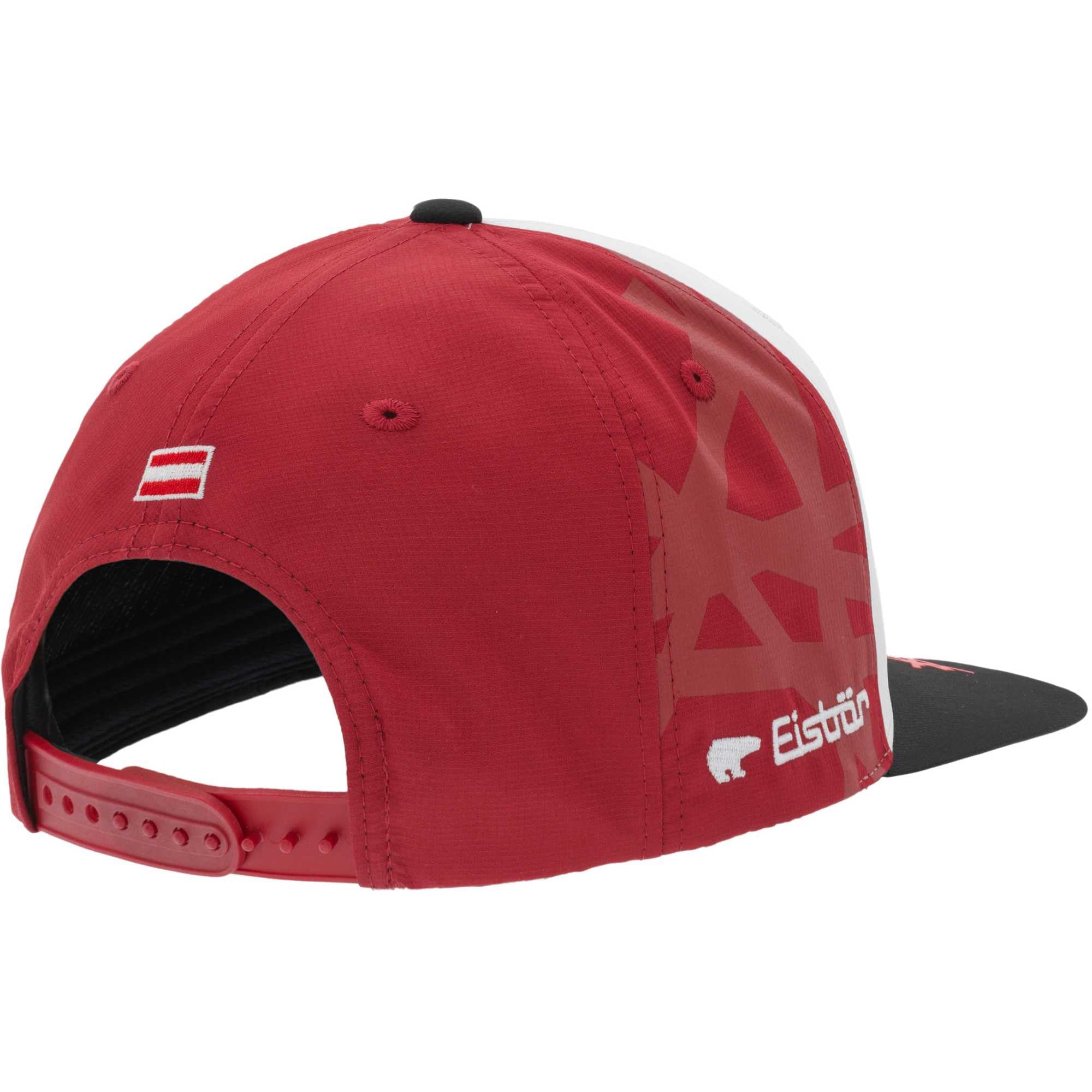 eisb-r-rato-cap-ska-snapback-cap-rot-wei-ski-austria image 2