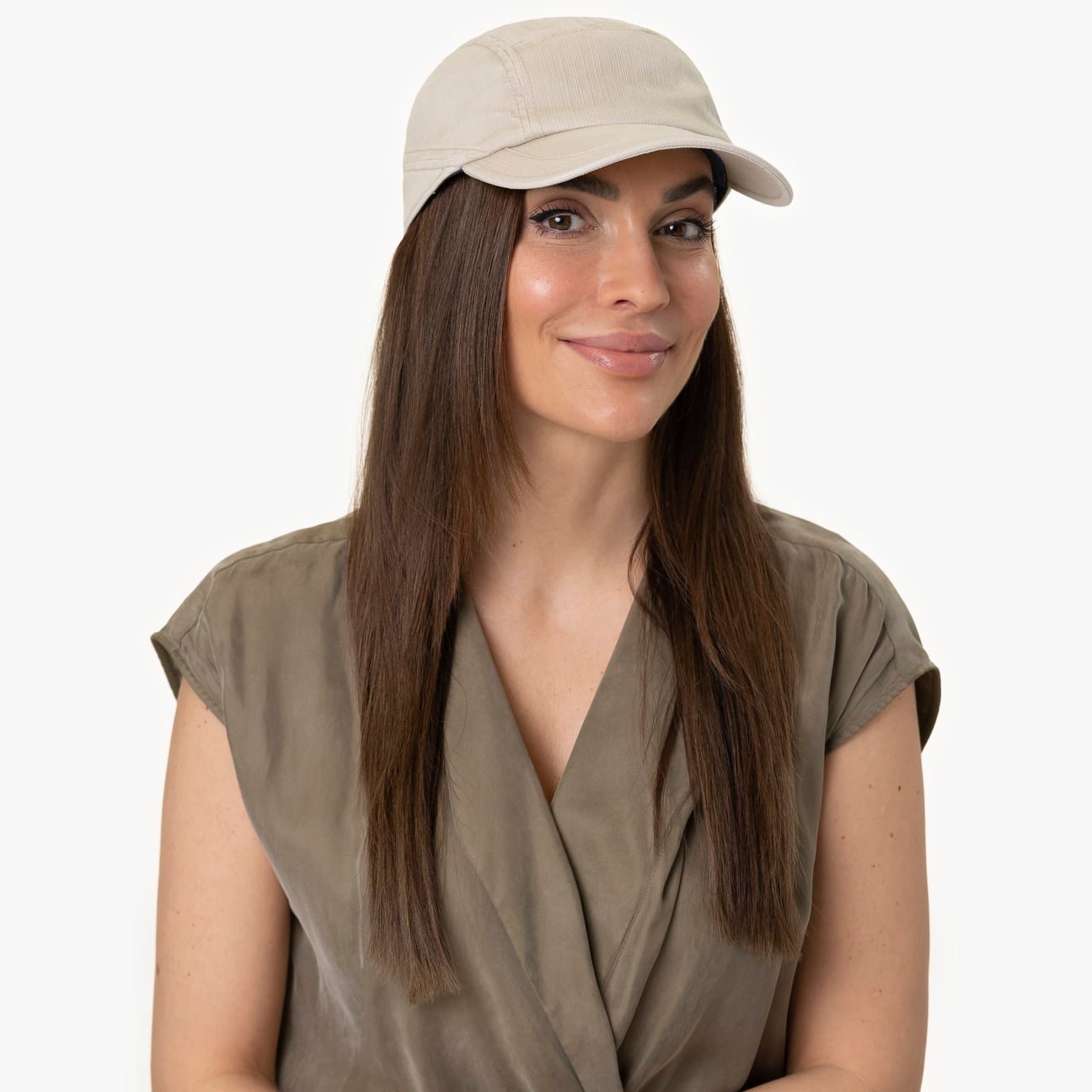 mayser-speedy-baumwollcap-mit-uv-schutz-baseballcap-aus-cord-mit-klettverschluss image 1