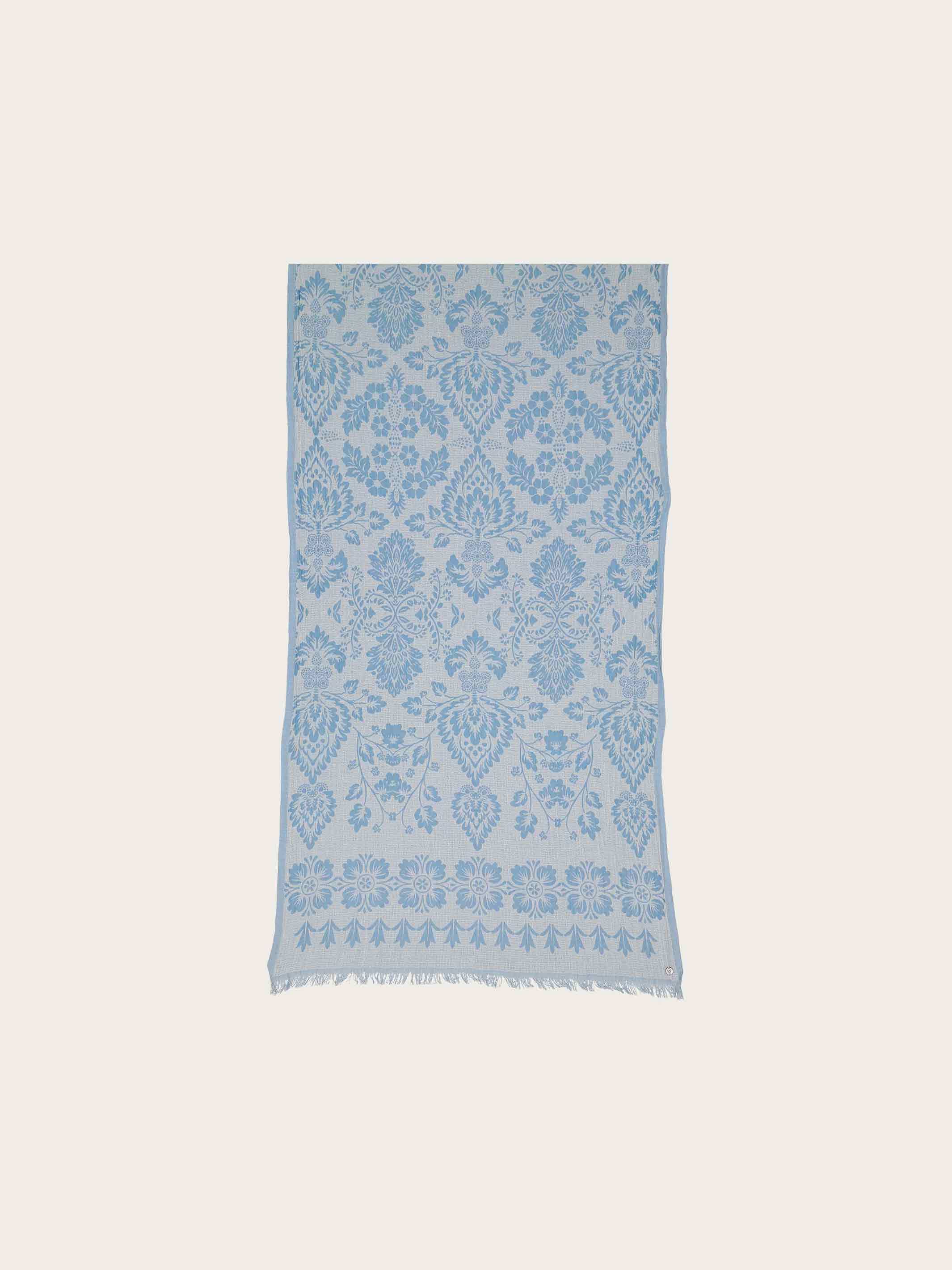 fraas-sustainability-edition-schal-damast-floral-double-face-bio-baumwolle-70-x- image 4