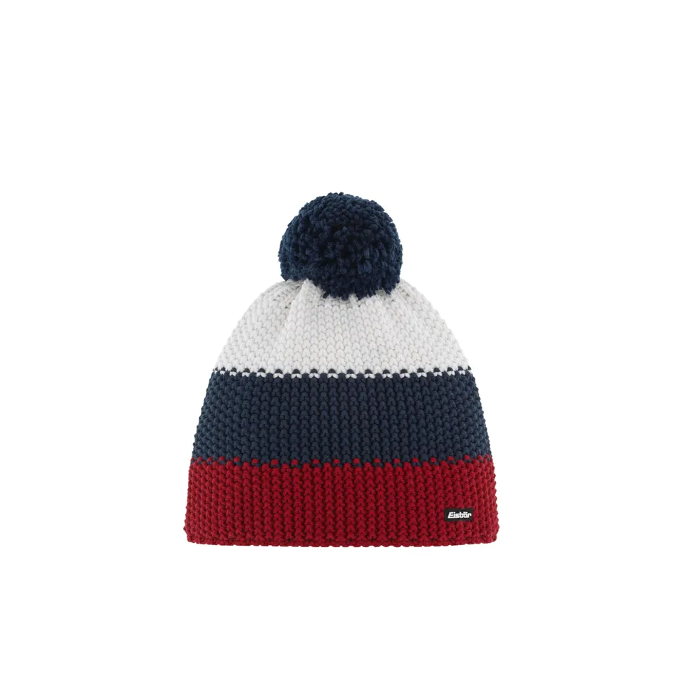 eisb-r-star-pompon-beanie-m-tze-unisex-grobstrick-mit-wollbommel image 1