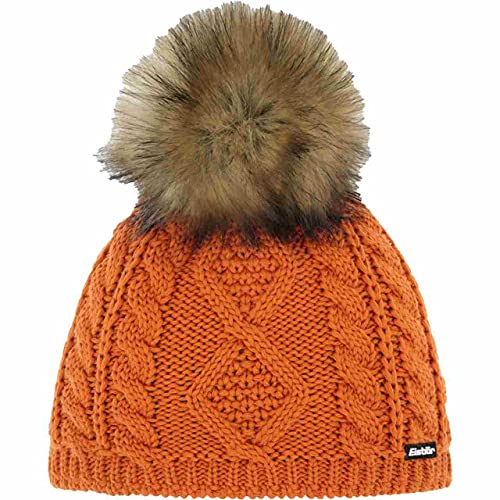 eisb-r-nelia-lux-m-damen-m-tze-grobstrick-mit-kunstfellbommel image 7