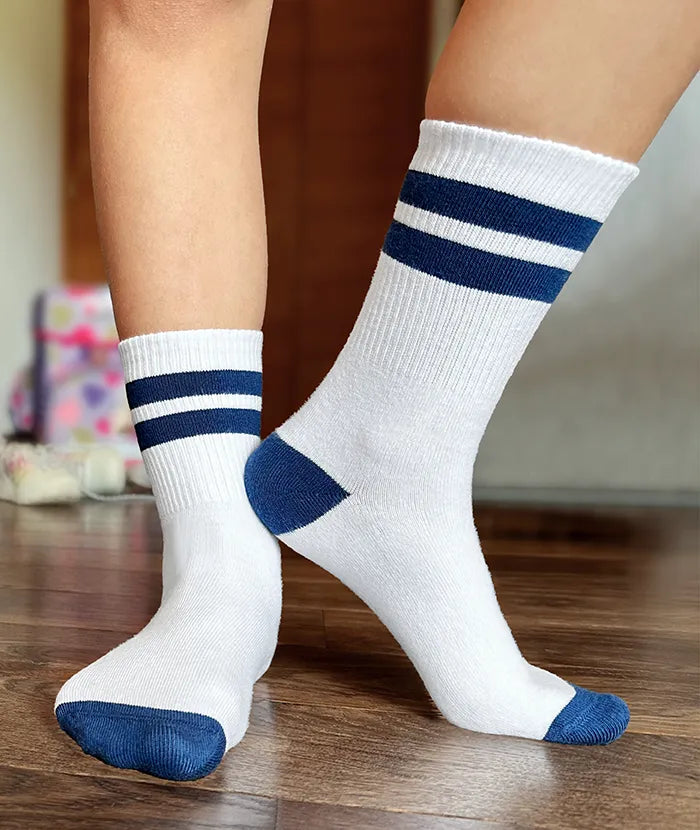 lenz-tennissocken-kinder-mit-streifen-5-paar image 5
