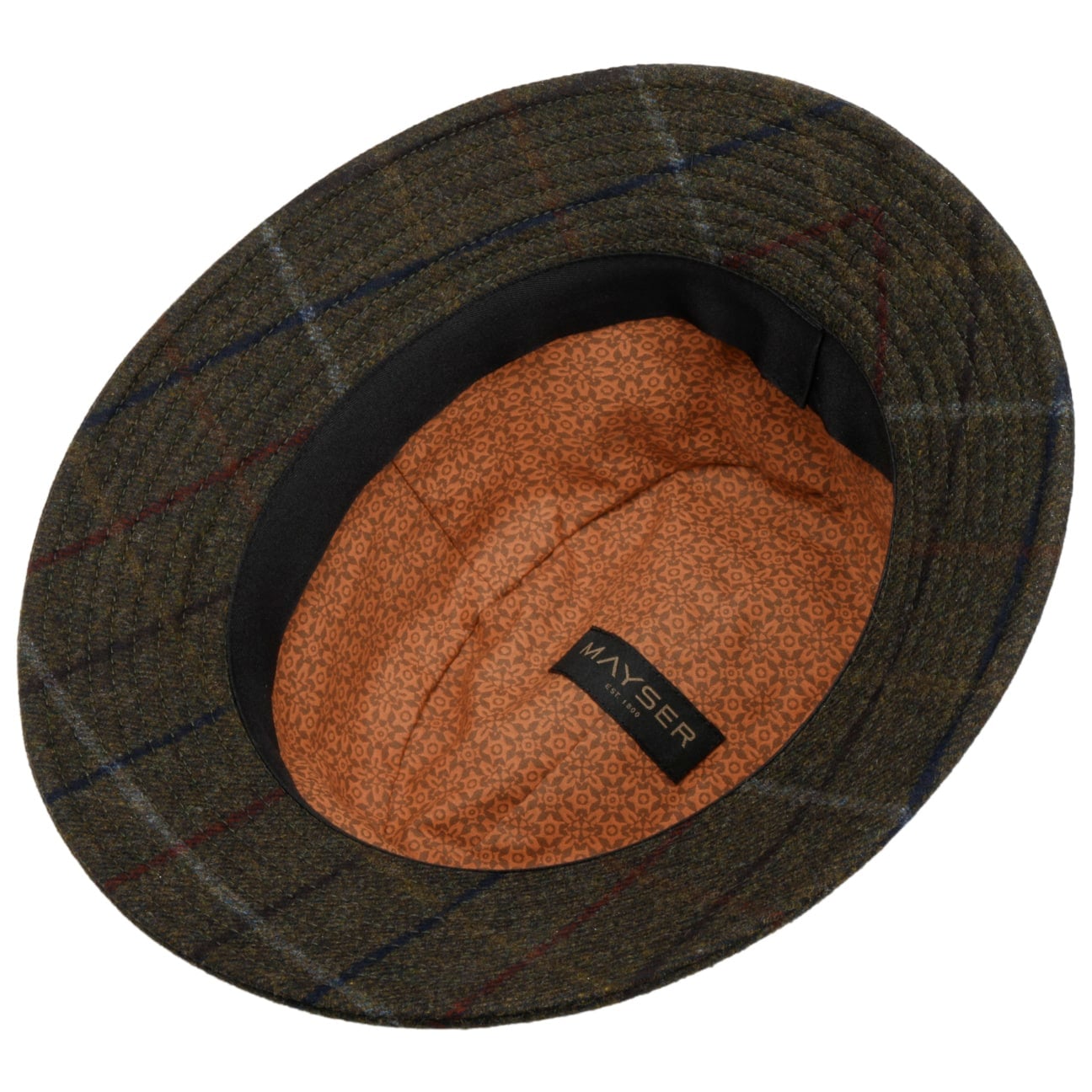 mayser-check-bucket-wollhut-damen-karo image 4