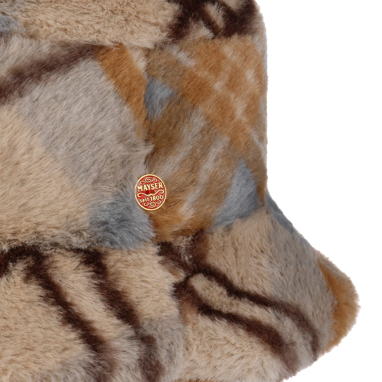 mayser-philippa-plush-bucket-stoffhut-damen-fischerhut-karo image 4