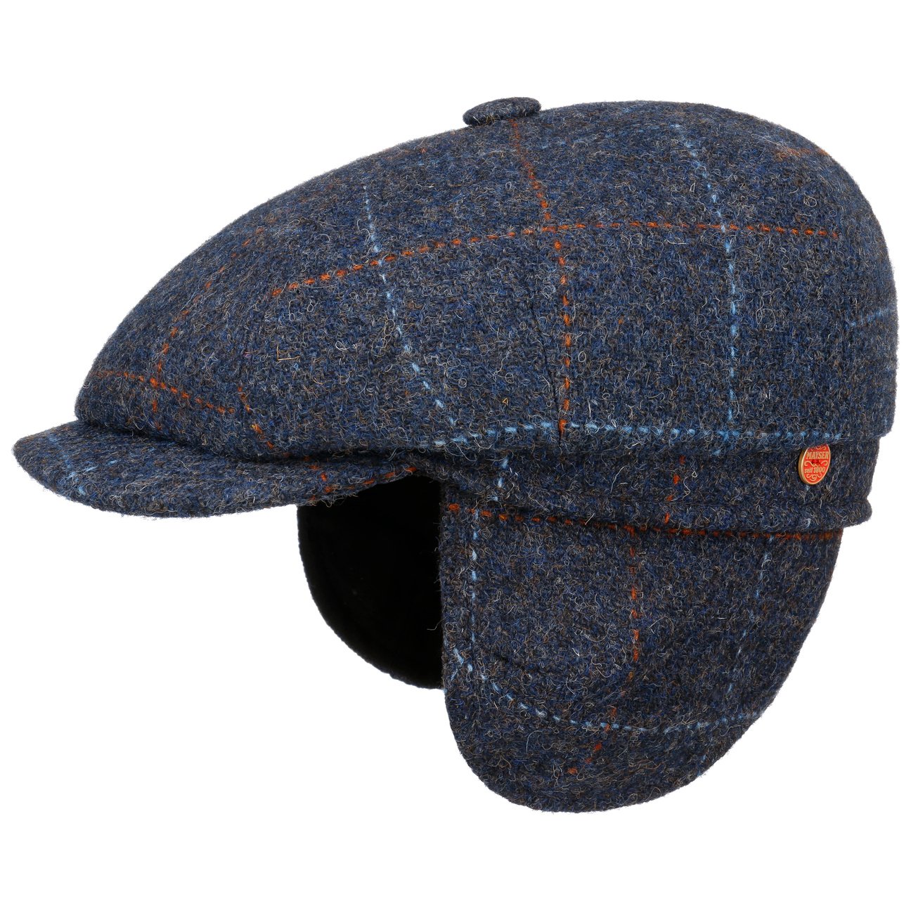 mayser-seven-premium-harris-tweed-flatcap-herren image 3