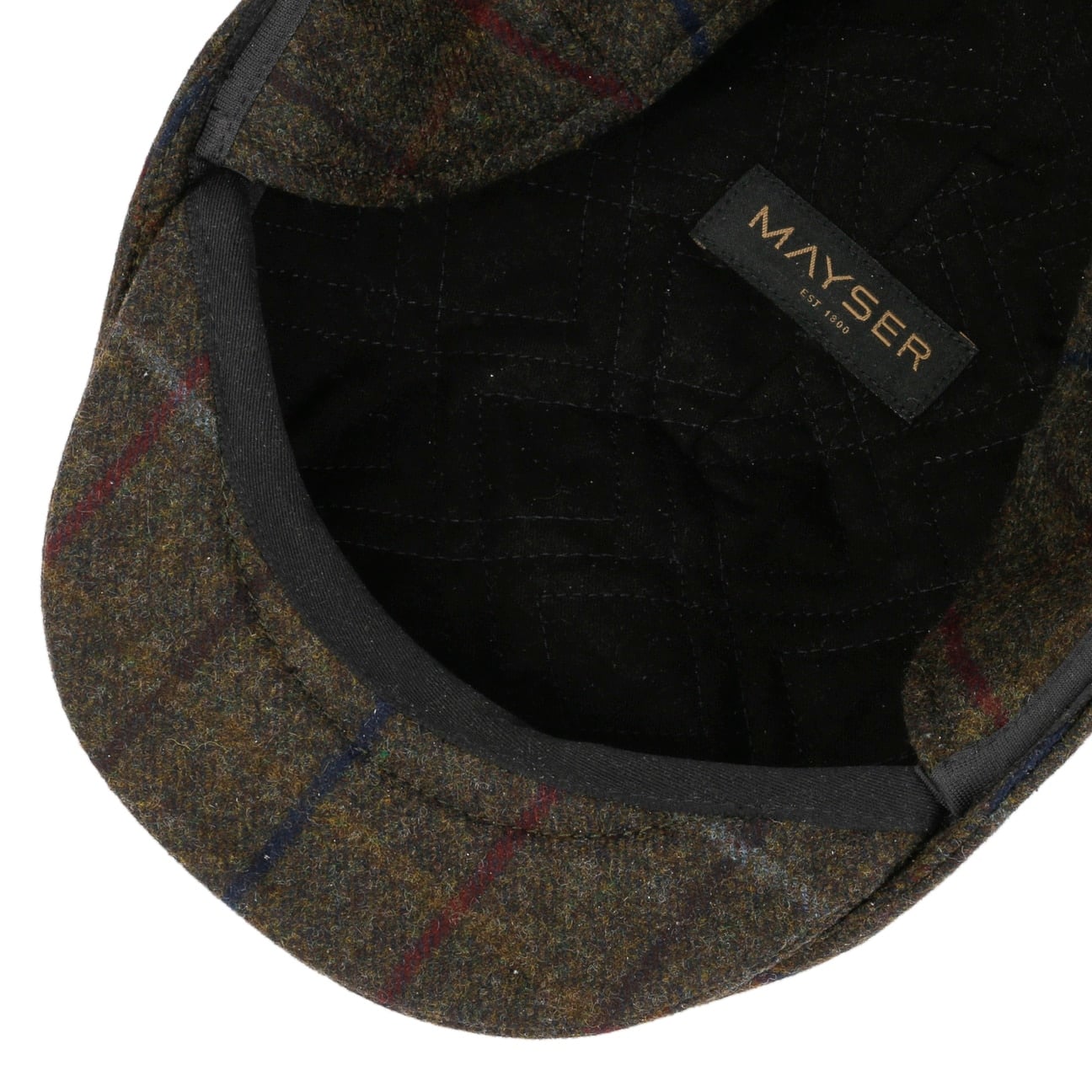 mayser-sidney-plus-colorado-flatcap-karo-flatcap-aus-schurwolle-mit-ohrenklappen image 3
