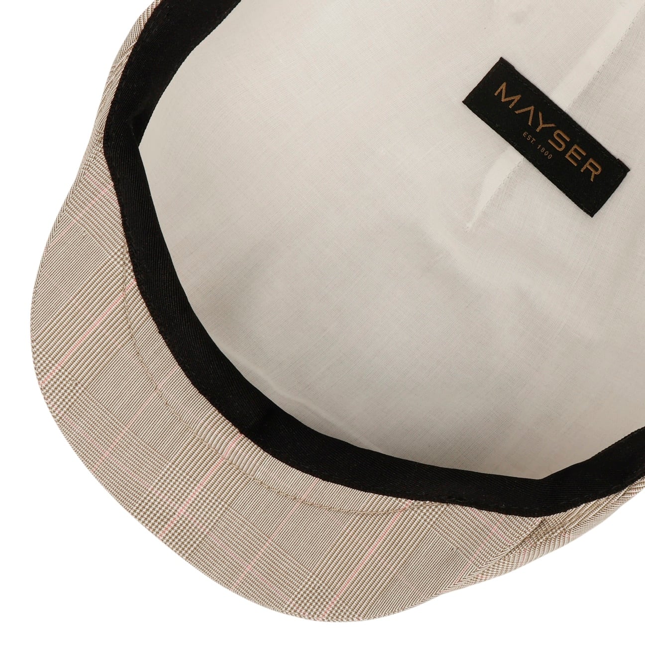 mayser-sidney-limited-edition-flatcap-herren-sommer-flatcap-aus-baumwolle-karier image 3
