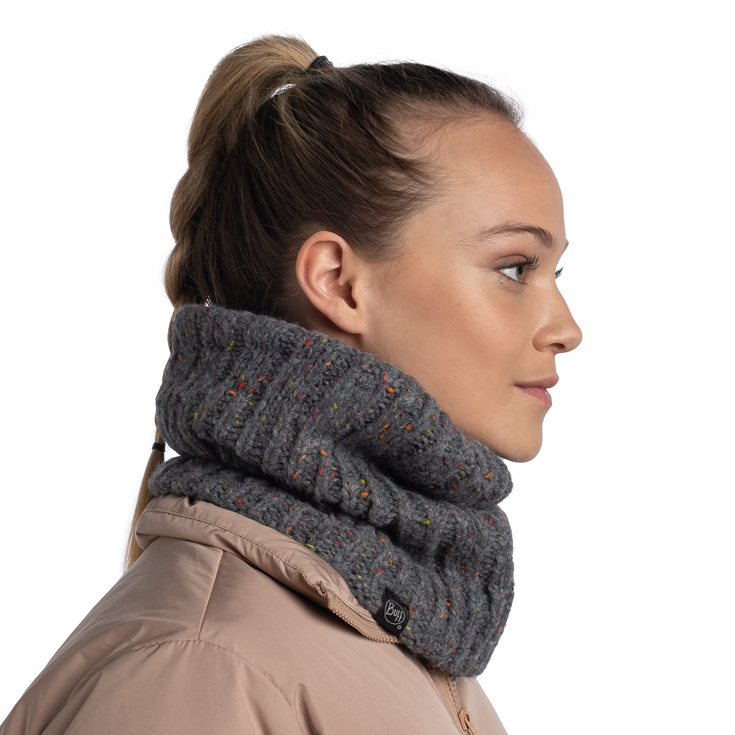 buff-unisex-gestrickter-fleece-gef-tterter-halsw-rmer-polar image 5