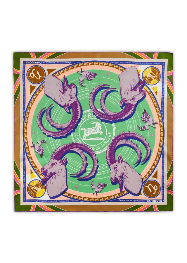 codello-zodiak-steinbock-seidentuch-aus-reiner-seide image 1