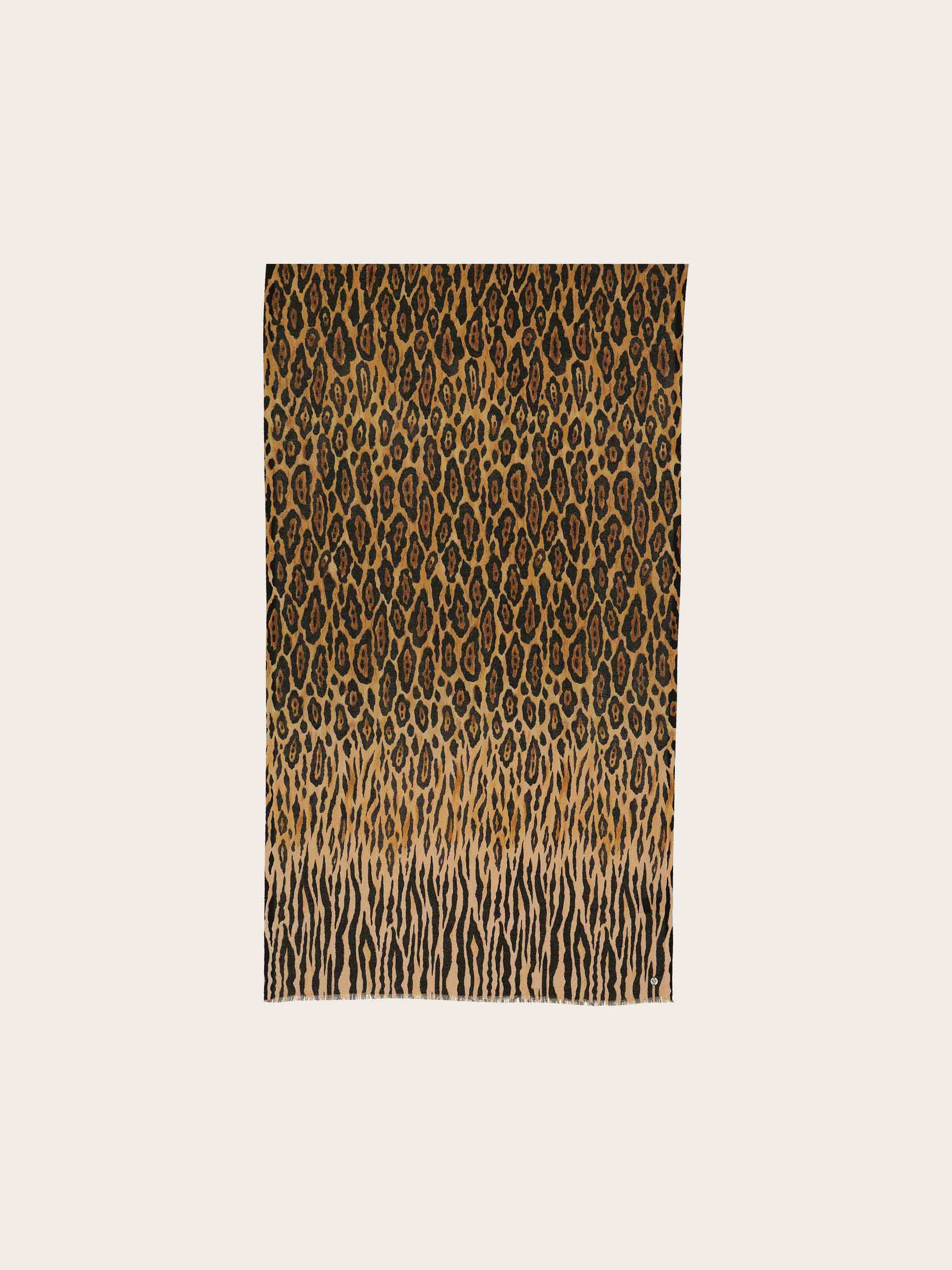 fraas-doubleface-schal-mit-animal-print-und-glitzer-70-x-182-cm image 7
