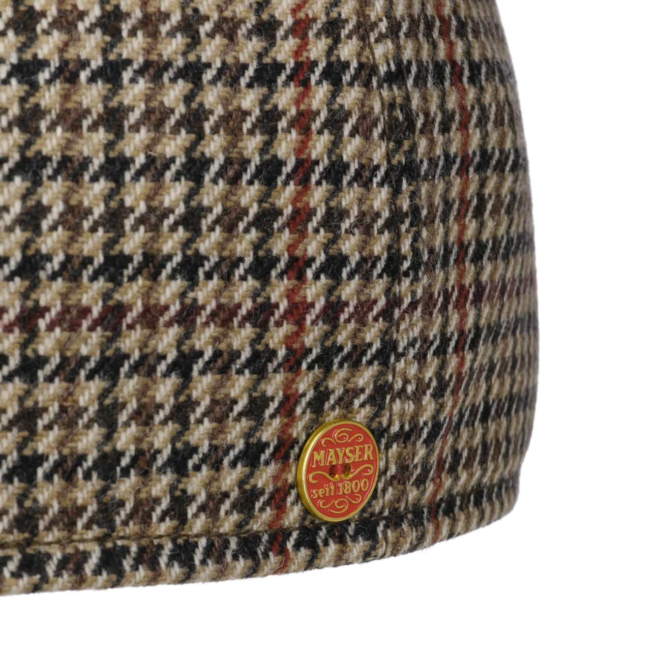 mayser-paddy-casual-houndstooth-flatcap-herren-schieberm-tze image 5