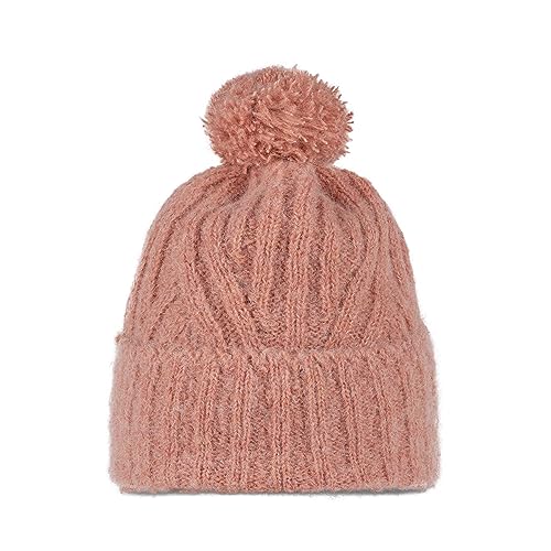 buff-knitted-nerla-strickm-tze-mit-bommel-alpaka-wollmischung-unisex image 8