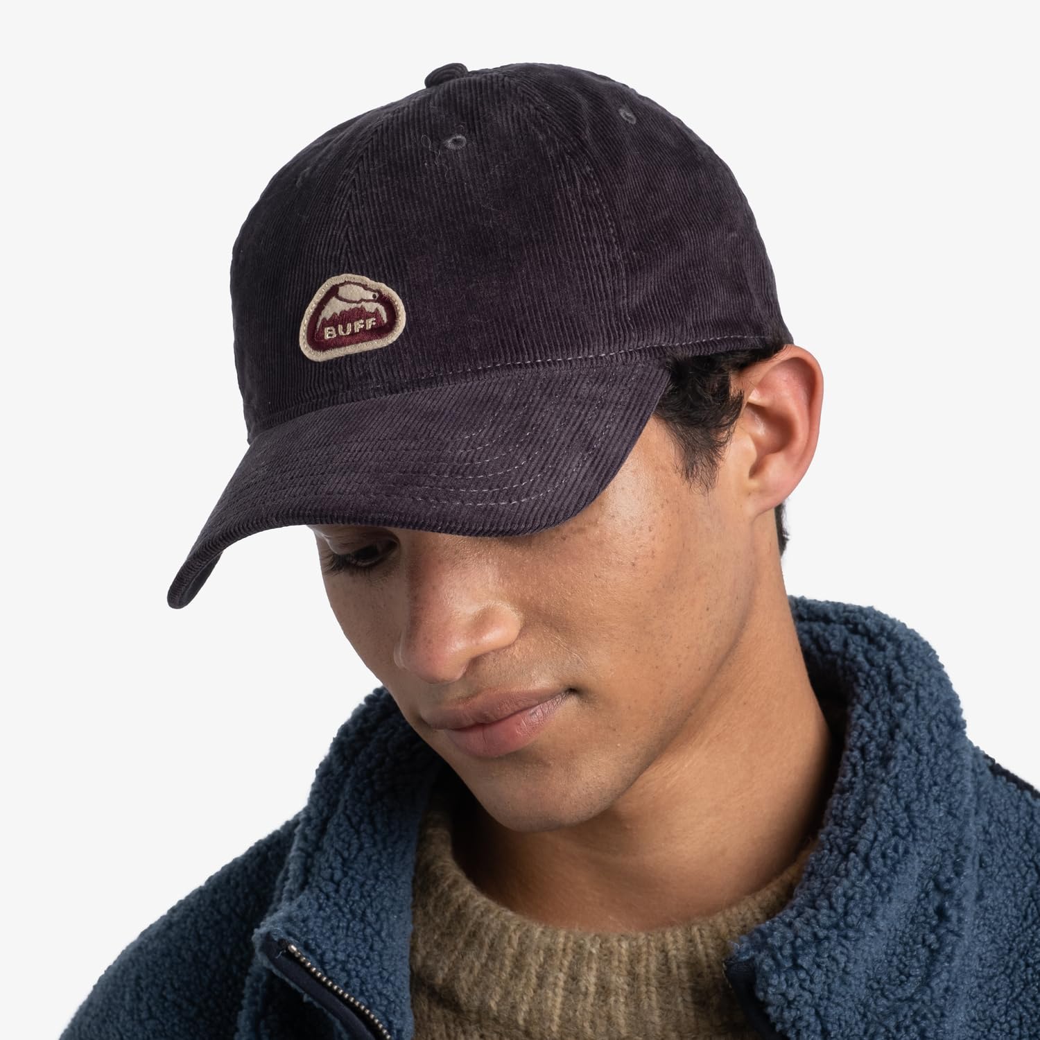 buff-knitted-polar-m-tze-solid-grey image 3