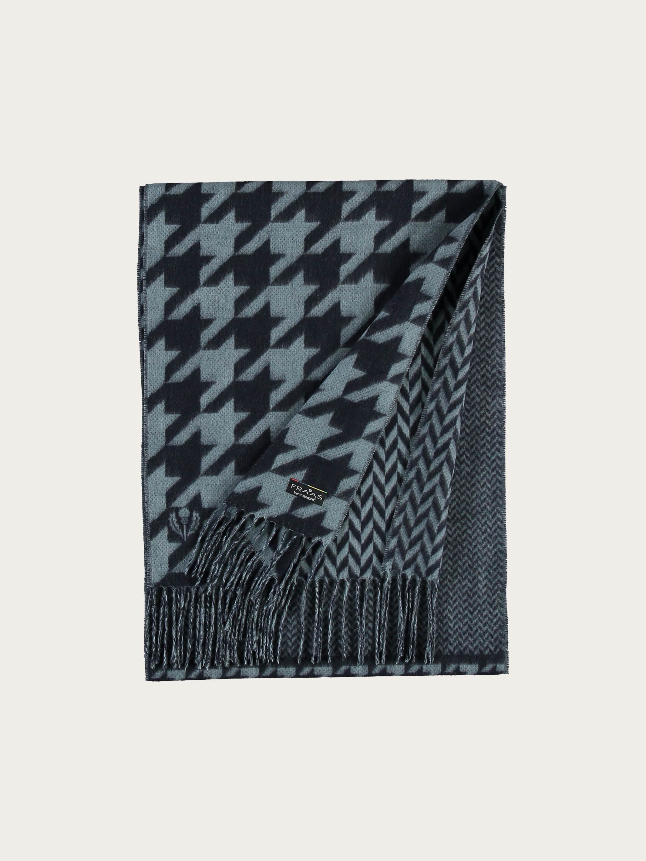fraas-cashmink-schal-mit-hahnentritt-mix-blau-56-x-200-cm image 7