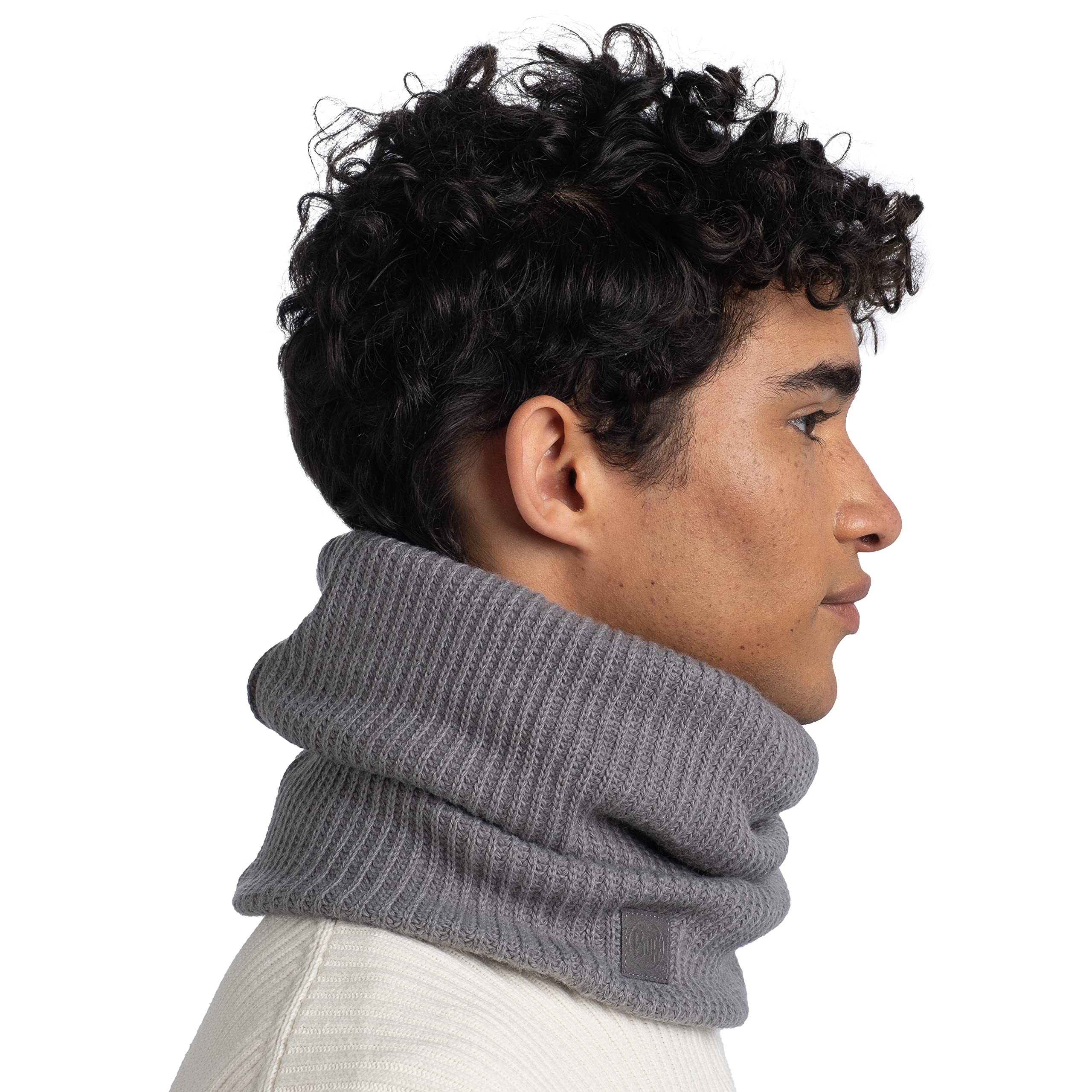 buff-knitted-polar-tricot-polar-schlauchschal-neo-black-winter-loop-mit-fleece image 5