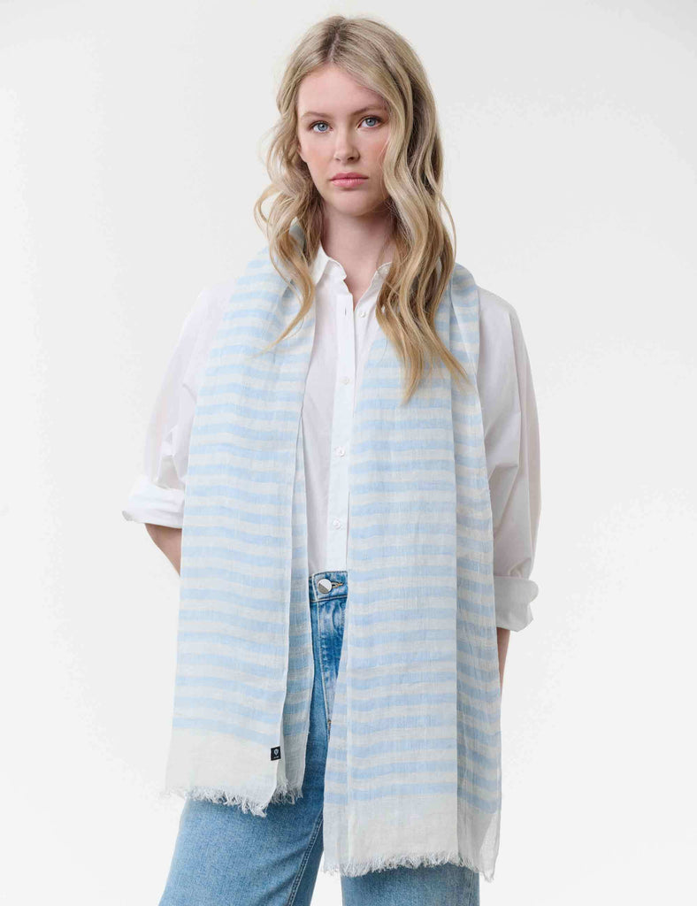 fraas-streifenschal-aus-100-leinen-60-x-180-cm image 1