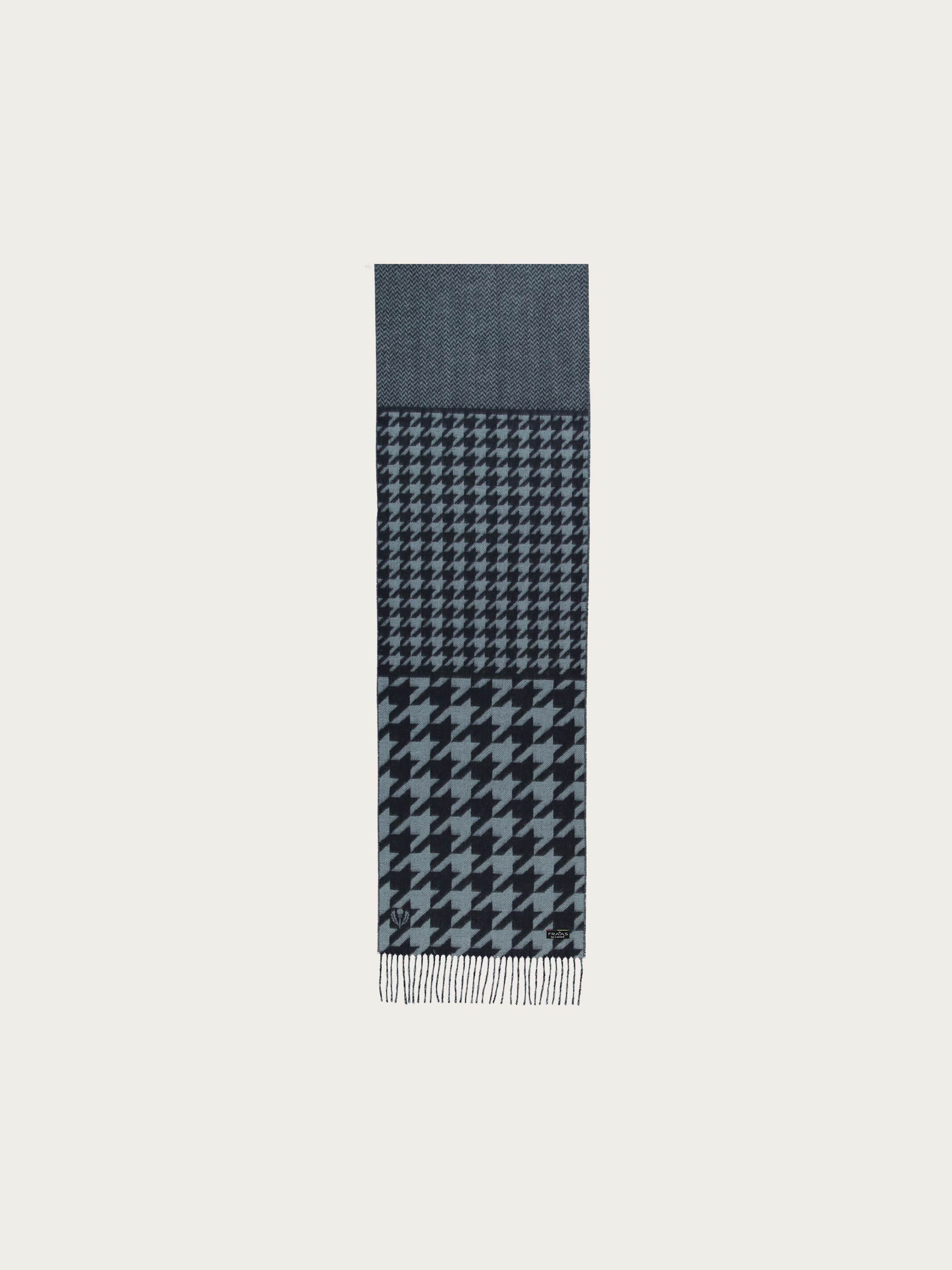 fraas-cashmink-schal-mit-hahnentritt-mix-blau-56-x-200-cm image 6