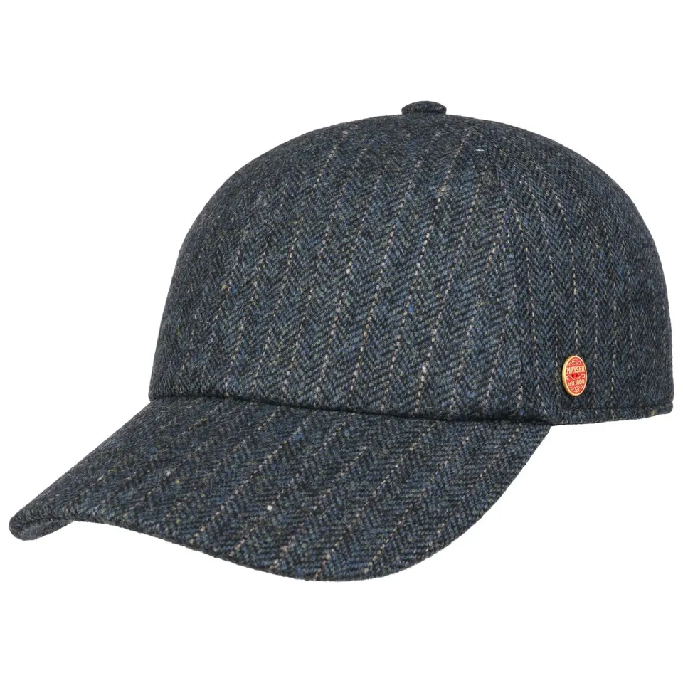 mayser-brit-chic-morgan-merino-cap-fischgr-t-baseballcap-mit-strapback image 1