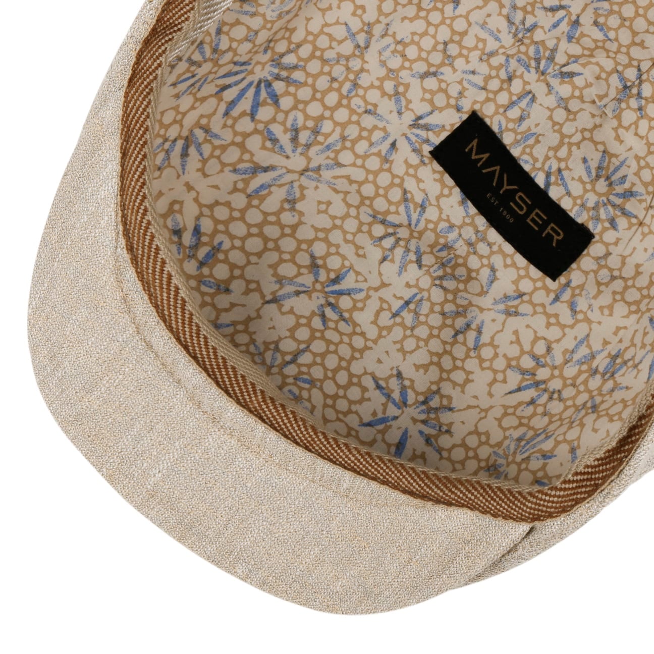 mayser-light-aston-flatcap-stoffm-tze-aus-leinen-viskose-mit-baumwollfutter image 3