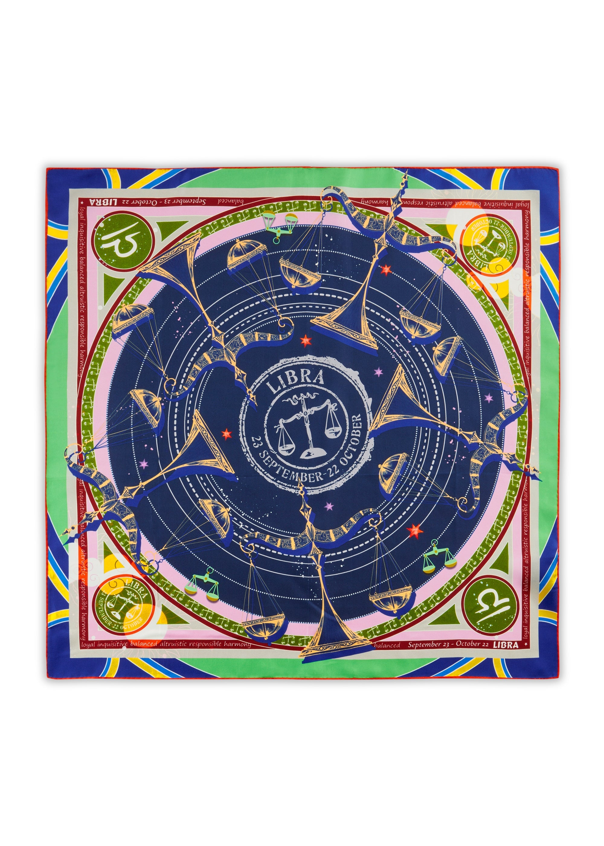 codello-zodiak-waage-seidentuch-aus-reiner-seide image 1