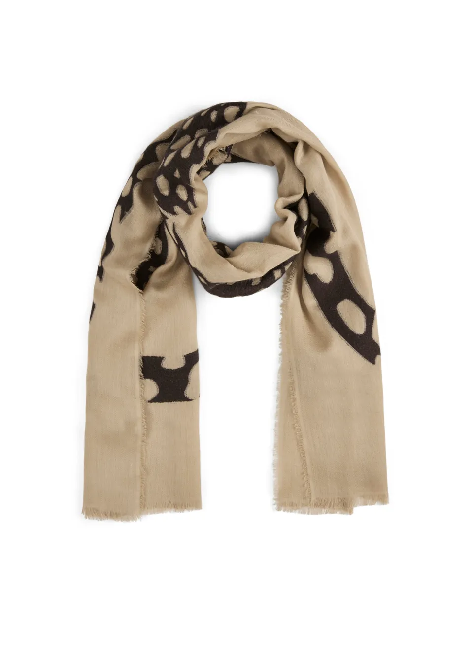 codello-schal-mit-gro-em-leo-motiv-fil-coup-jacquard image 1