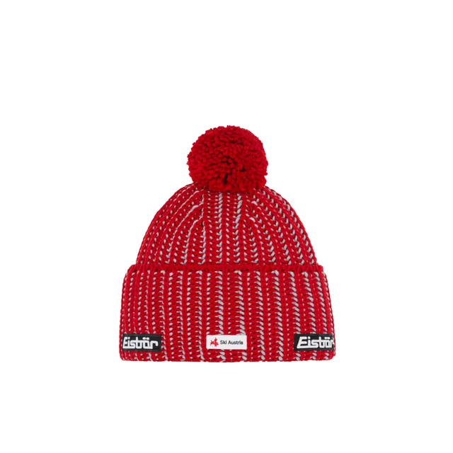 eisb-r-ronda-pompon-m-tze-ski-austria-rot-gef-ttert image 1