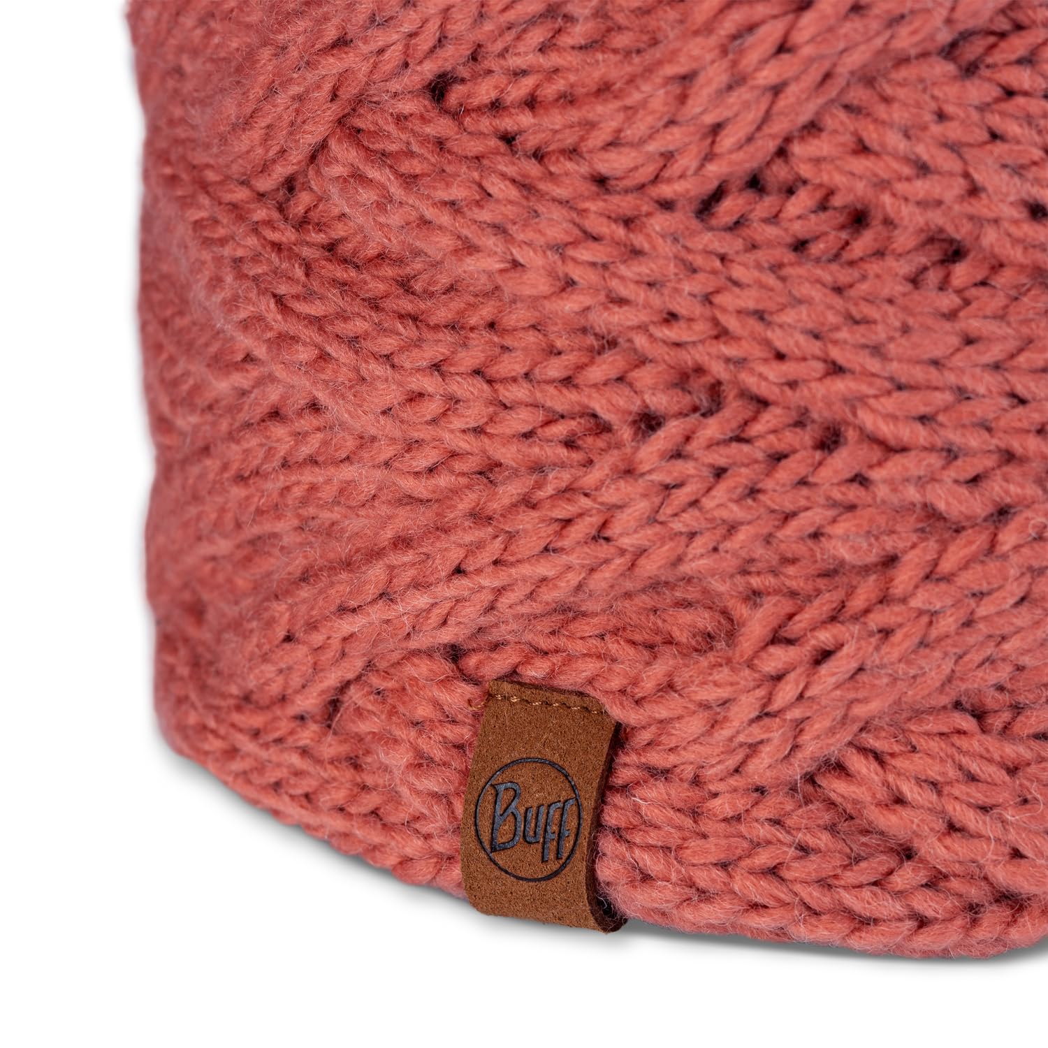 buff-knitted-stirnband-crimson-red-unisex-erwachsene image 2