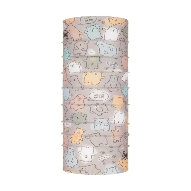 buff-original-junior-baby-bears-fog-grau-multifunktionstuch-baby-0-2-jahre image 1