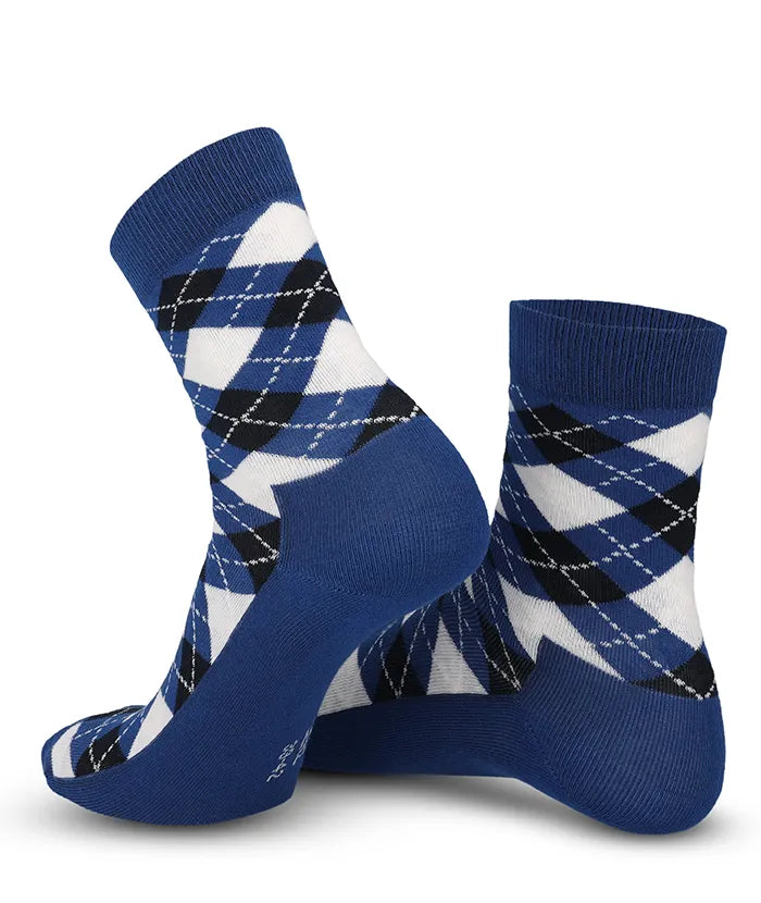 lenz-soft-touch-damen-socken-rhombus-blau image 4