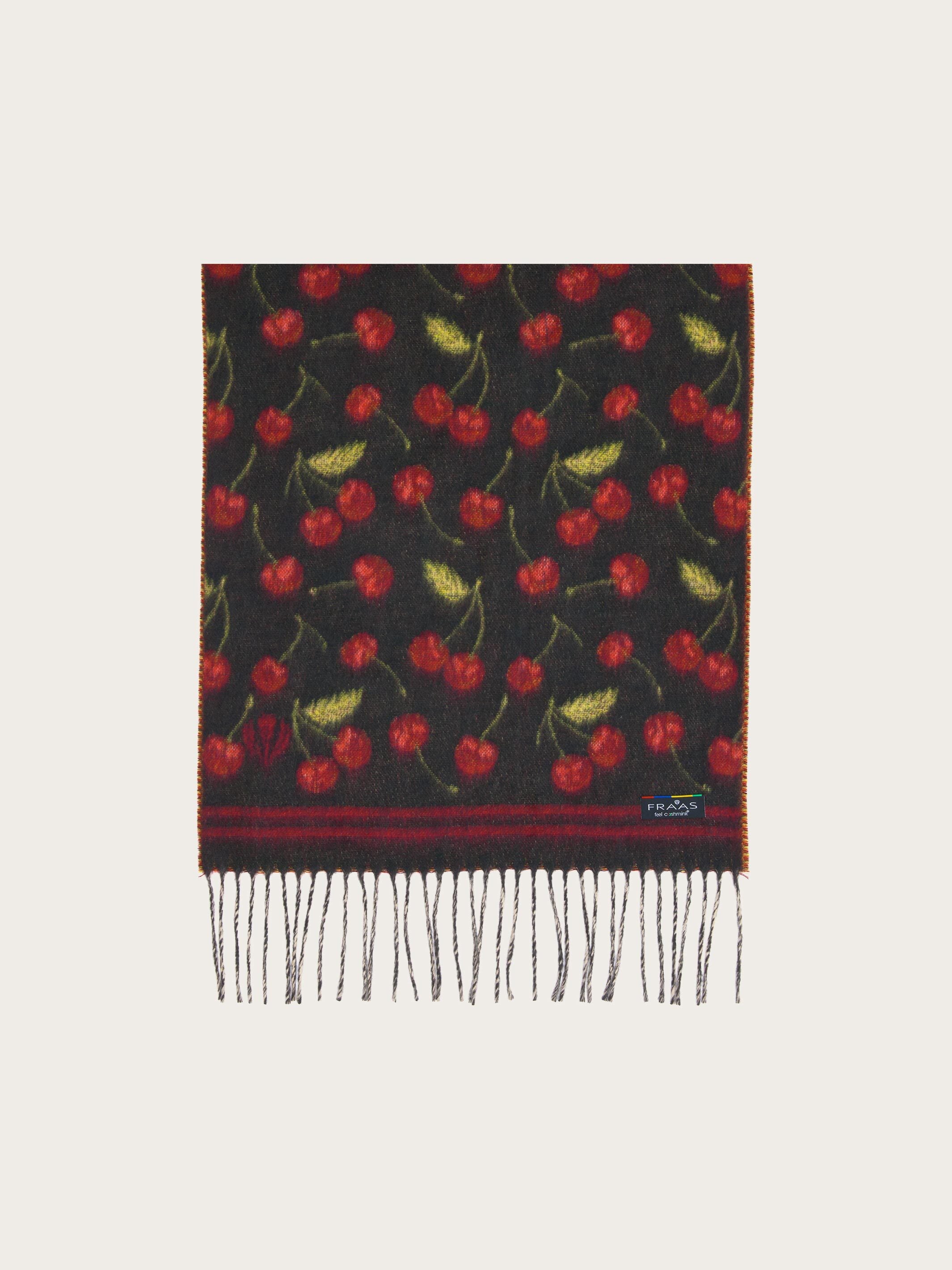 fraas-doubleface-cashmink-schal-mit-kirschen-design-35-x-200-cm image 3
