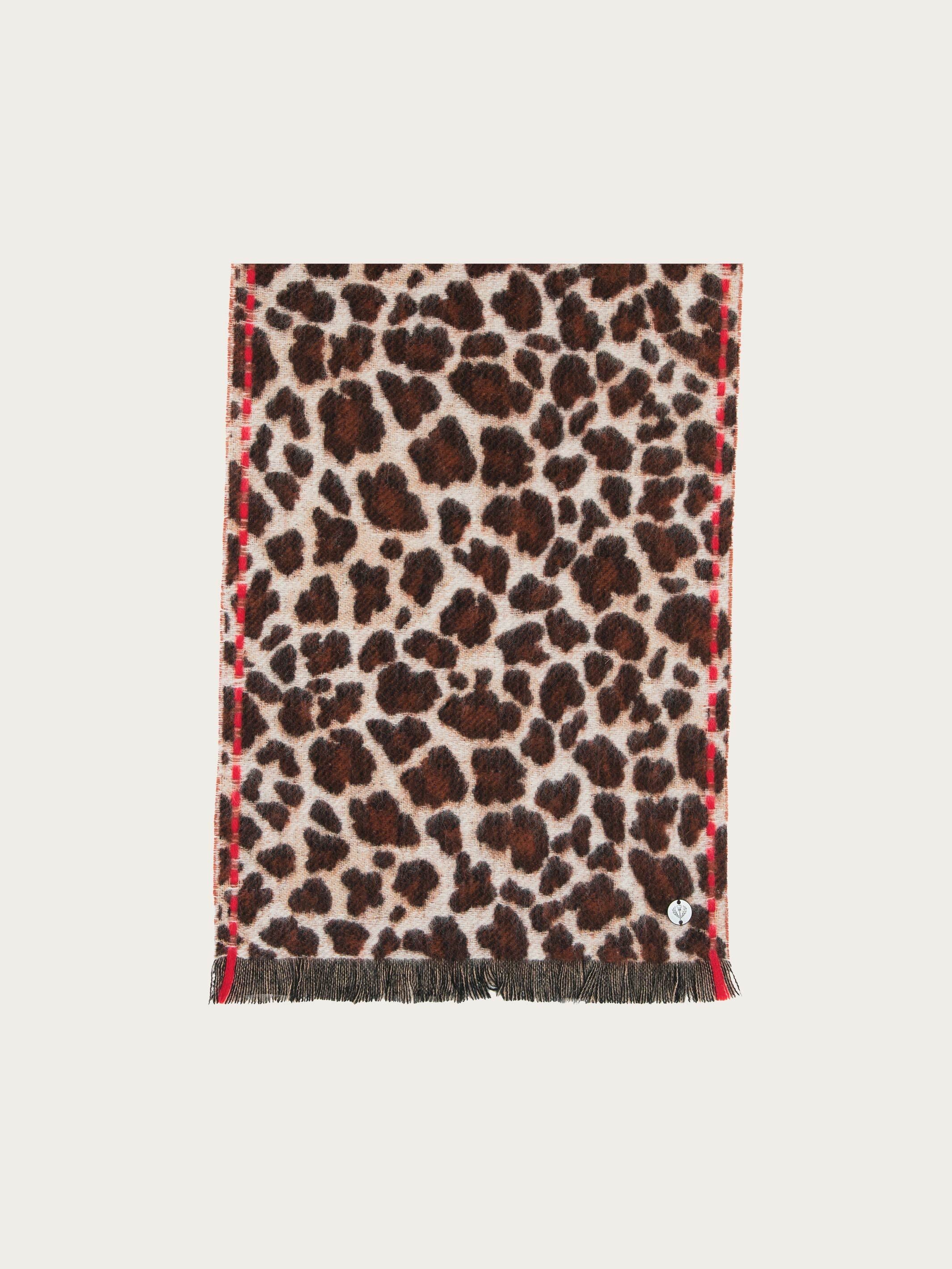 fraas-wollschal-mit-leo-design-und-highlight-streifen-25-x-160-cm-100-schurwolle image 3