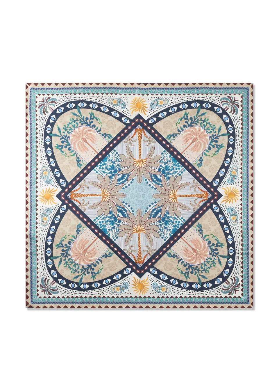 codello-premium-tuch-aus-reiner-seide-mit-palmen-motiven-pure-silk image 1