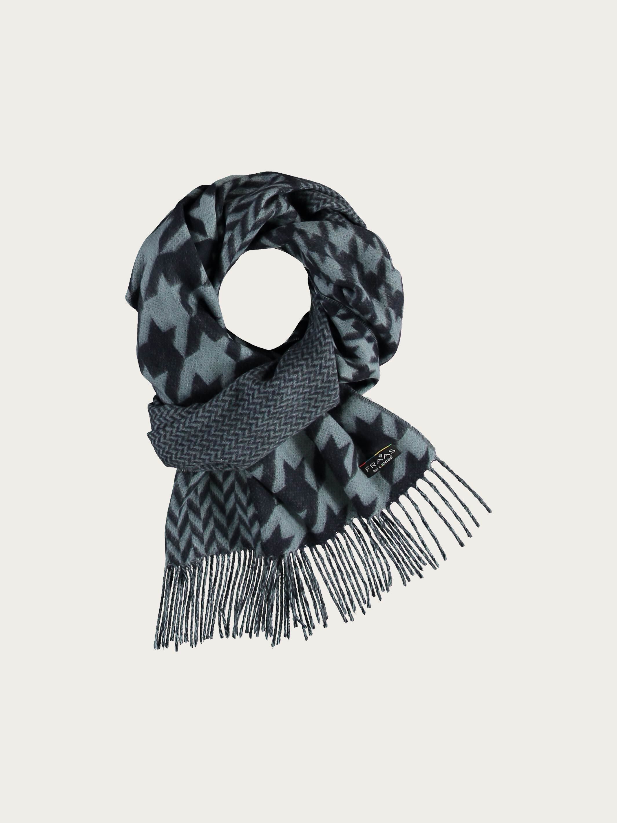 fraas-cashmink-schal-mit-hahnentritt-mix-blau-56-x-200-cm image 8