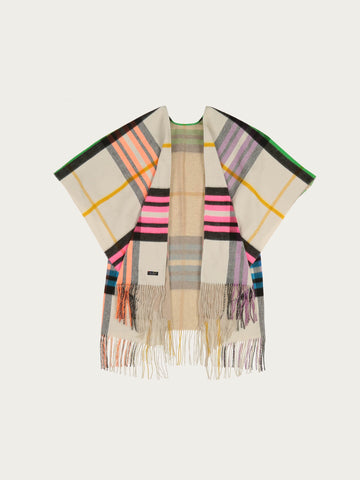 fraas-plaid-reversible-poncho-wende-poncho-uni-karo image 2