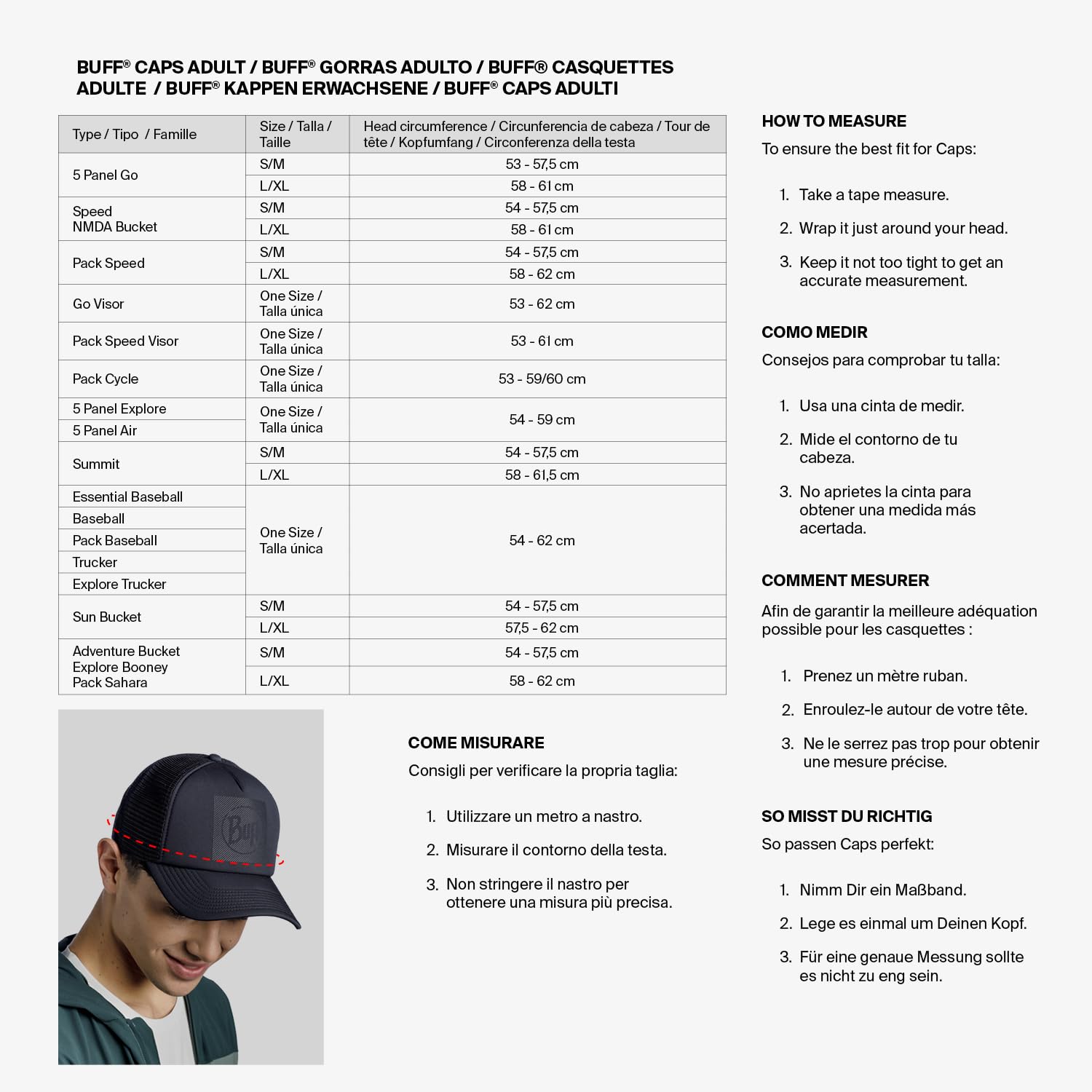 buff-5-panel-go-cap-athletische-kappe-unisex image 7