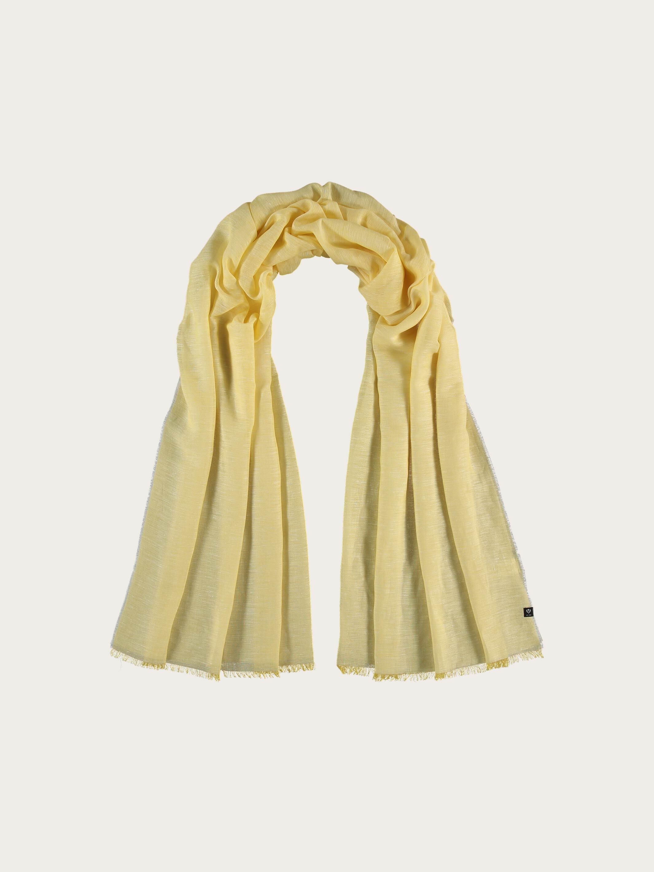 fraas-stola-63-x-198-cm-einfarbig-in-hanfmischung-mit-fransenkante image 6
