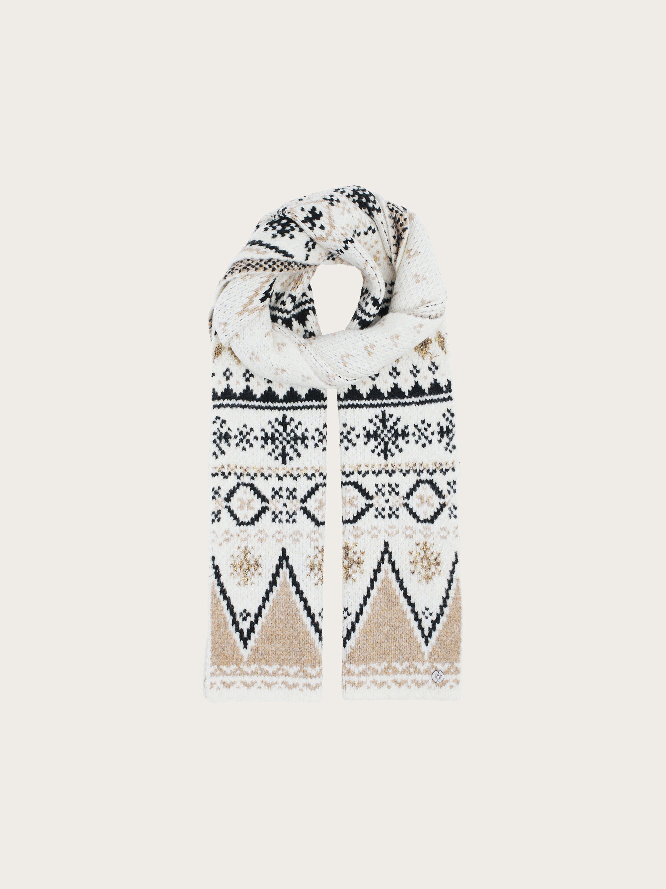 fraas-strickschal-norweger-muster-damen-winter-schal-25-x-180-cm image 2