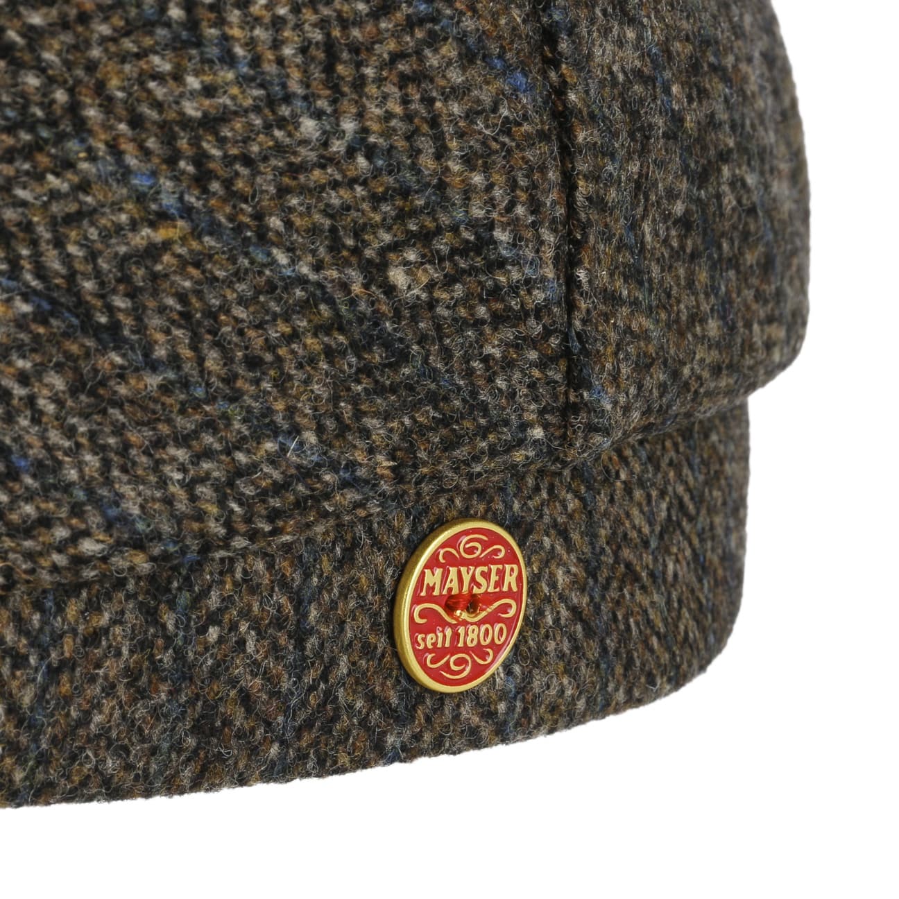 mayser-frankie-soft-merino-flatcap-fischgrat image 4