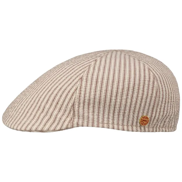 mayser-cotton-summer-stripes-flatcap-herren-sommer-flatcap-aus-baumwolle-gestrei image 1