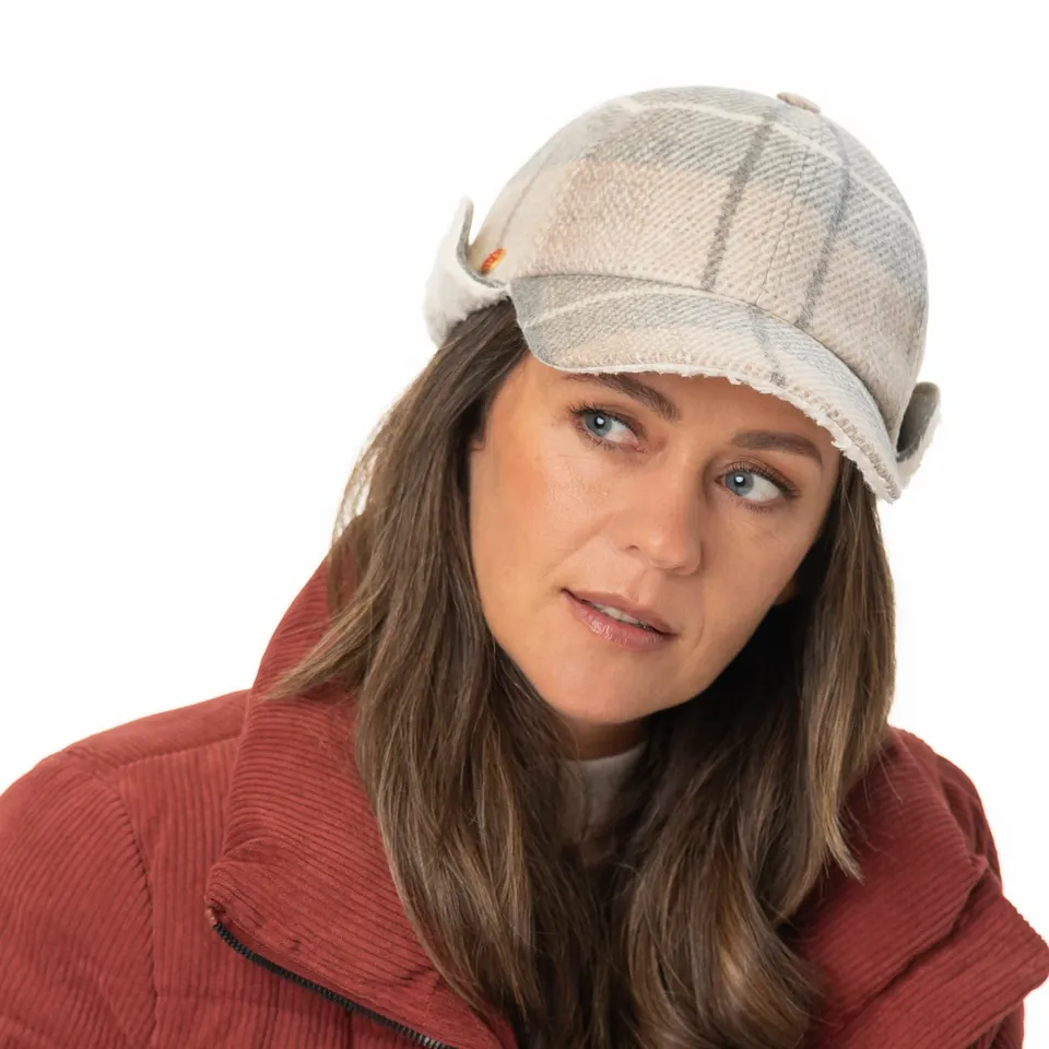 mayser-taja-check-cap-mit-ohrenklappen-karo image 1