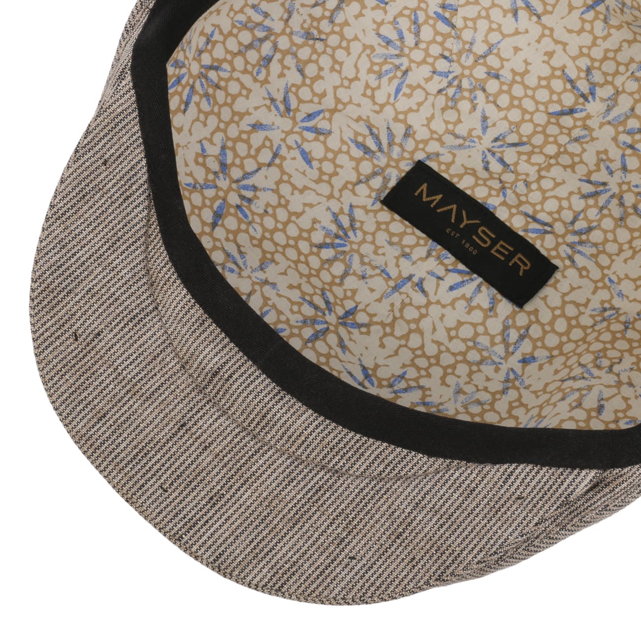 mayser-sidney-leinen-stripes-flatcap-schieberm-tze image 4