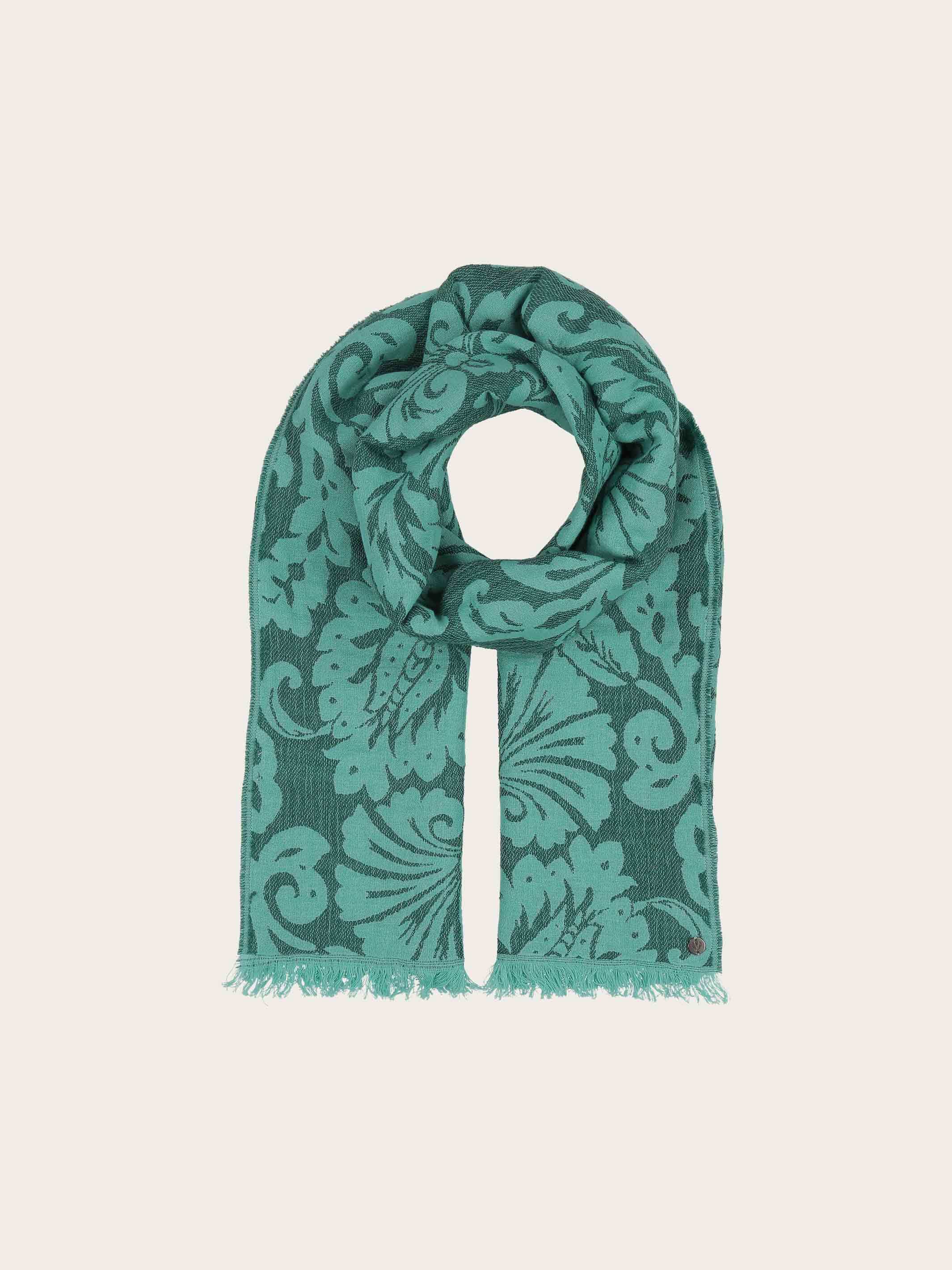 fraas-cashmink-stola-mit-ranken-muster-baumwolle-wolle-55-x-185-cm image 2