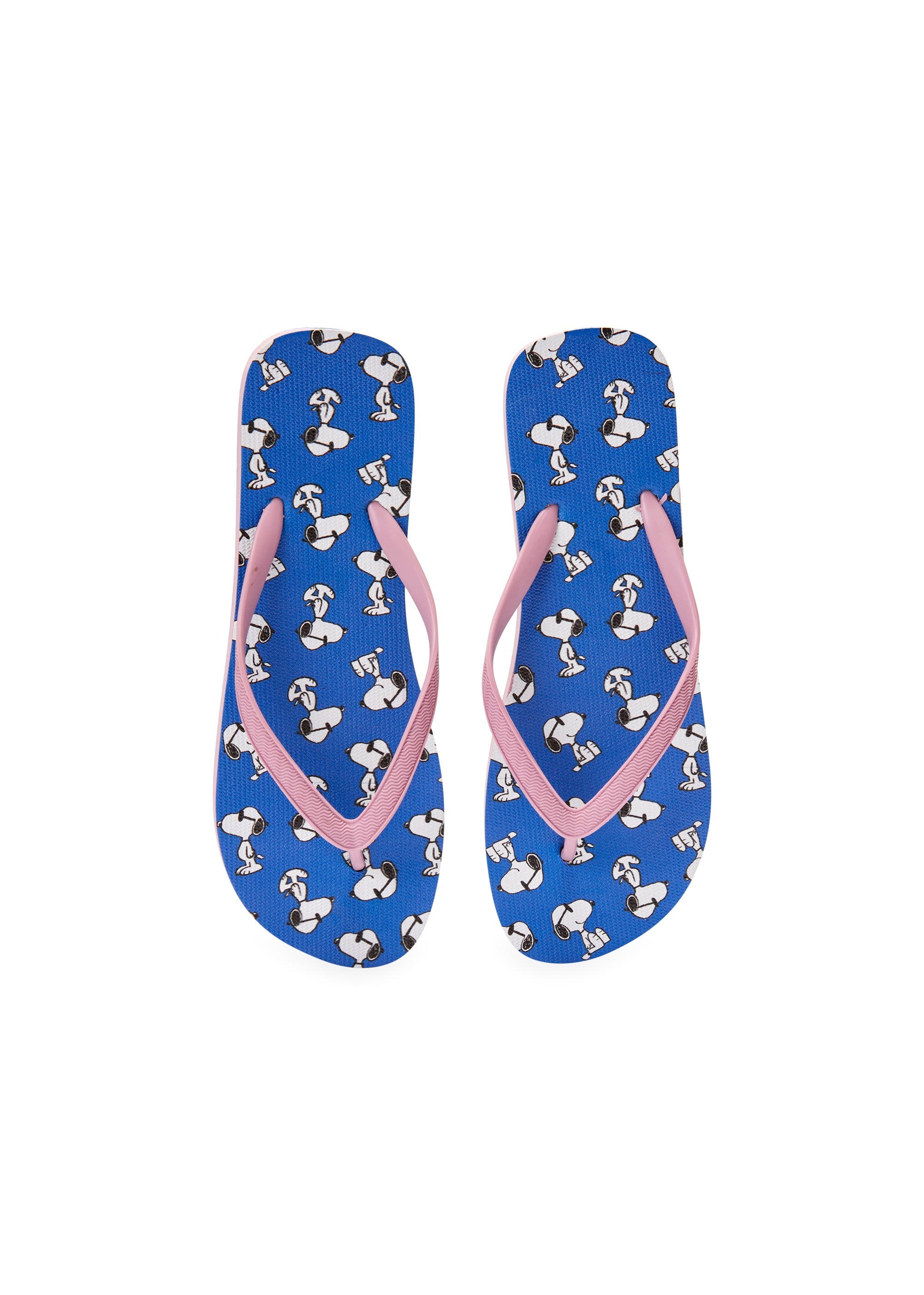 codello-peanuts-flip-flops-mit-snoopy-motiven-in-blau image 1