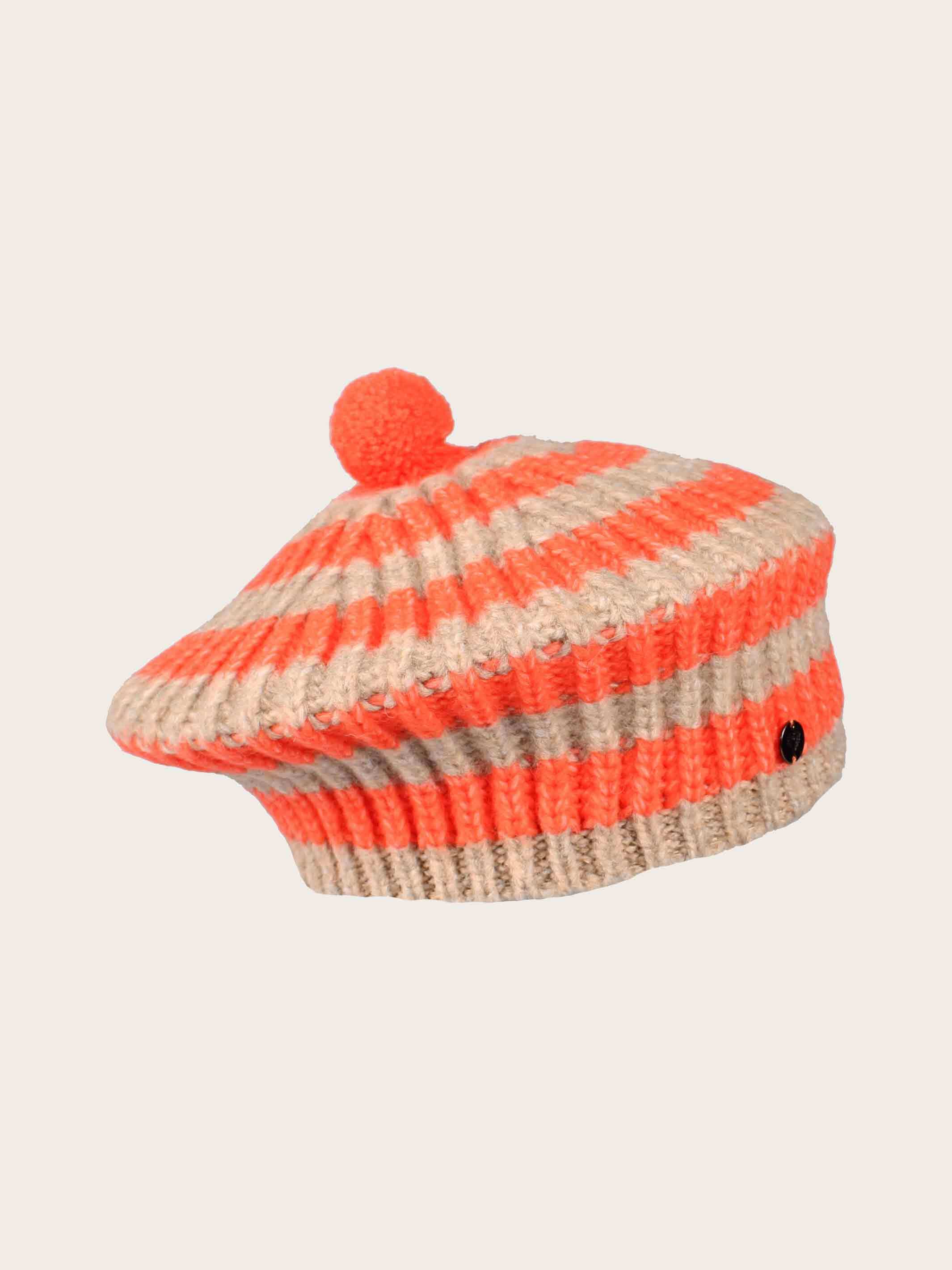 fraas-b-ret-gestreift-mit-bommel-und-wollanteil image 2